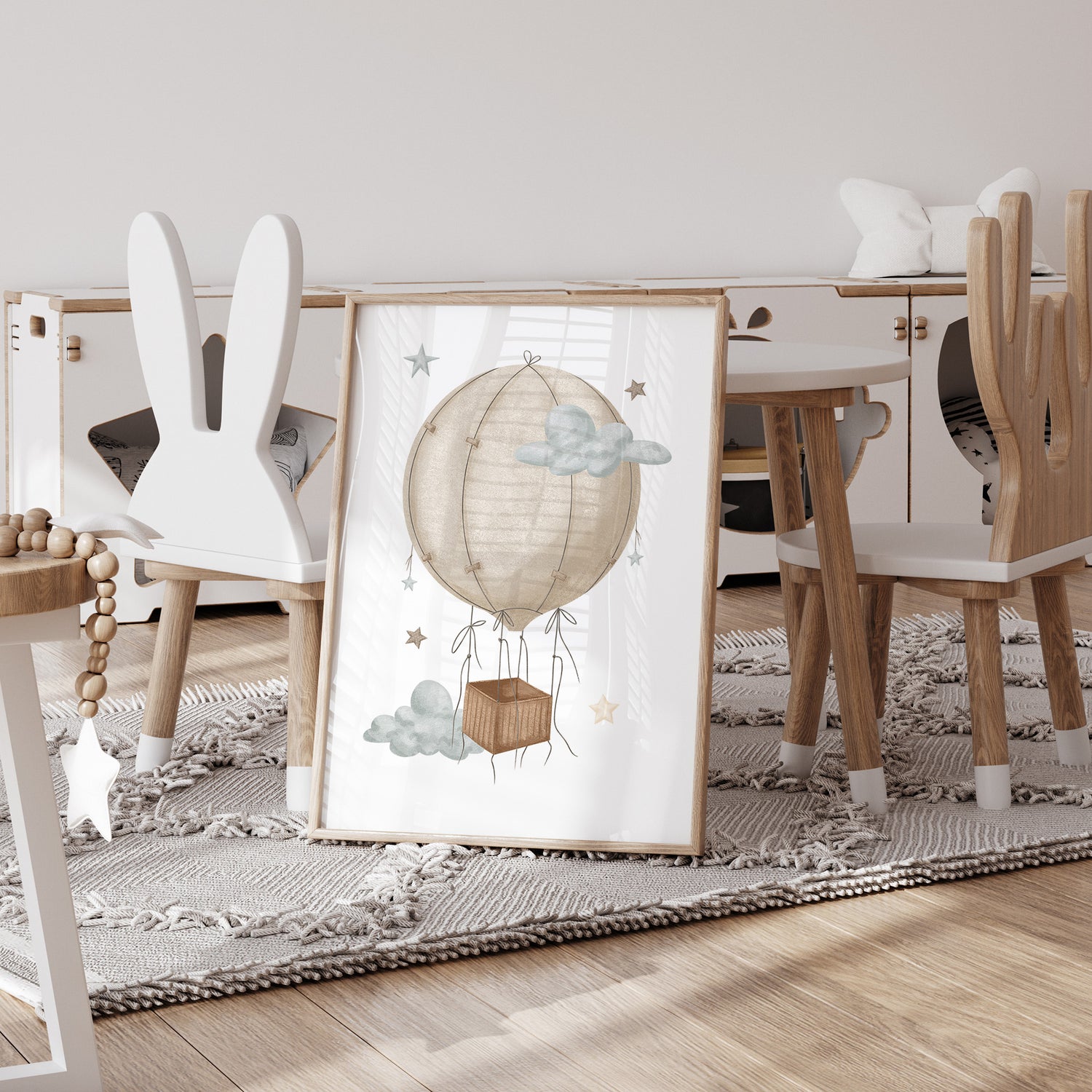Hot Air Balloon Print