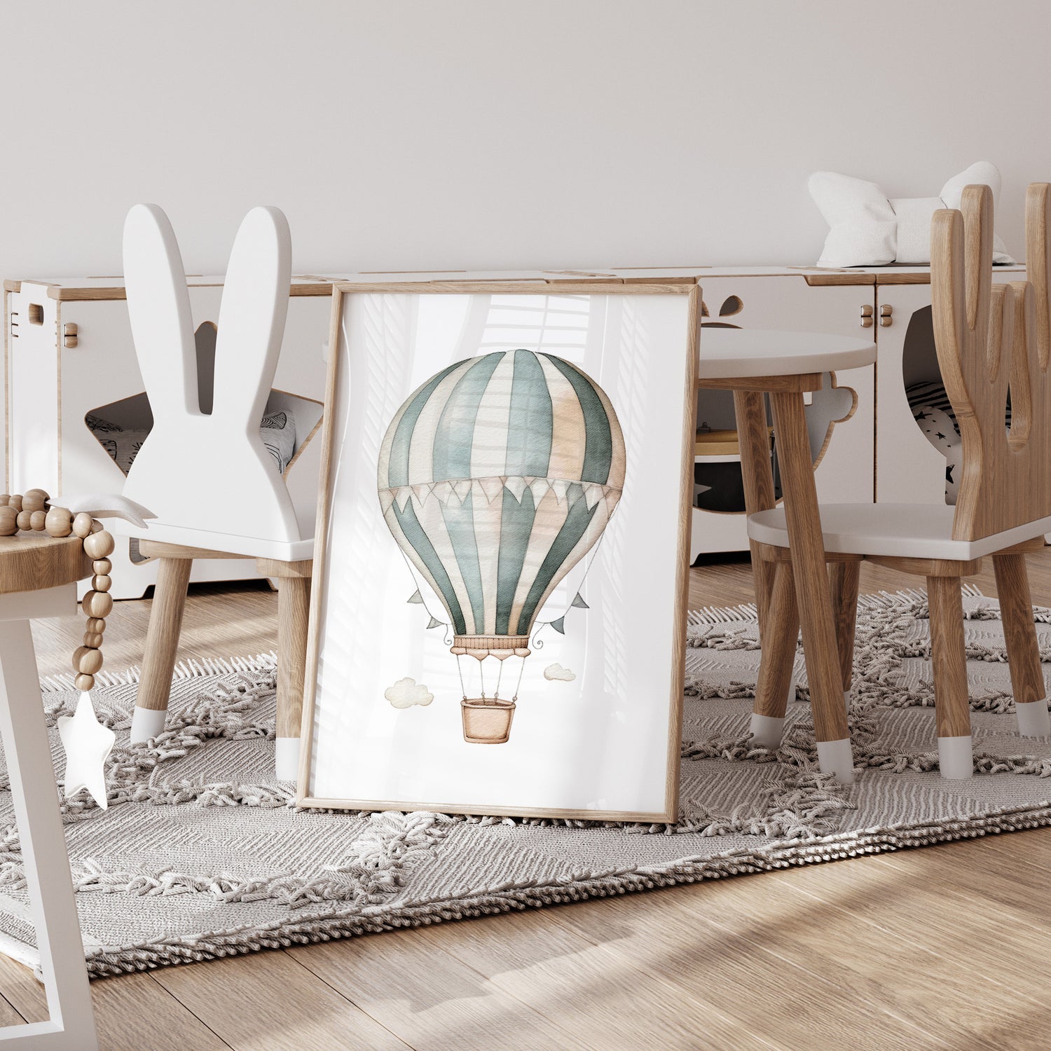 Hot Air Balloon Print