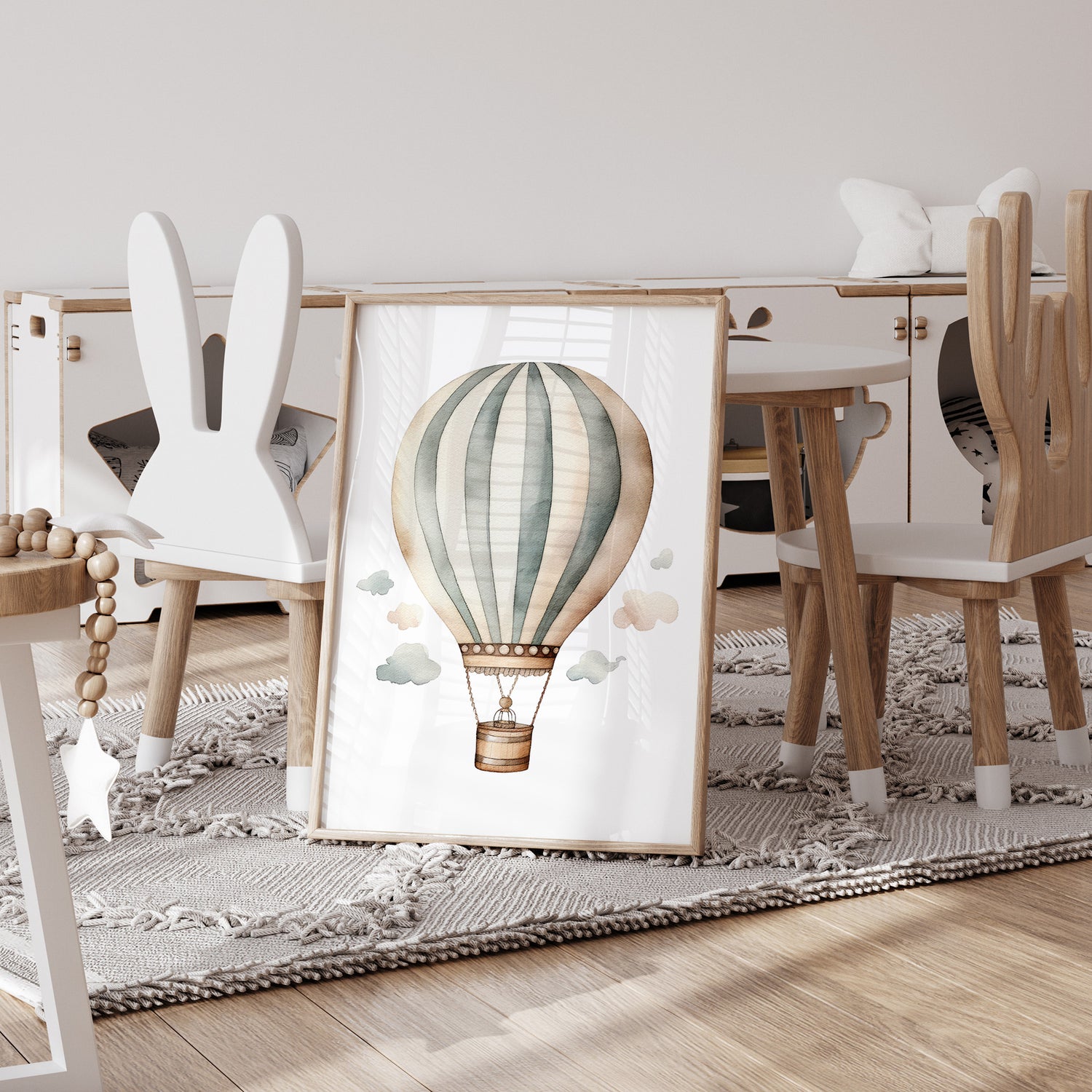 Hot Air Balloon Print