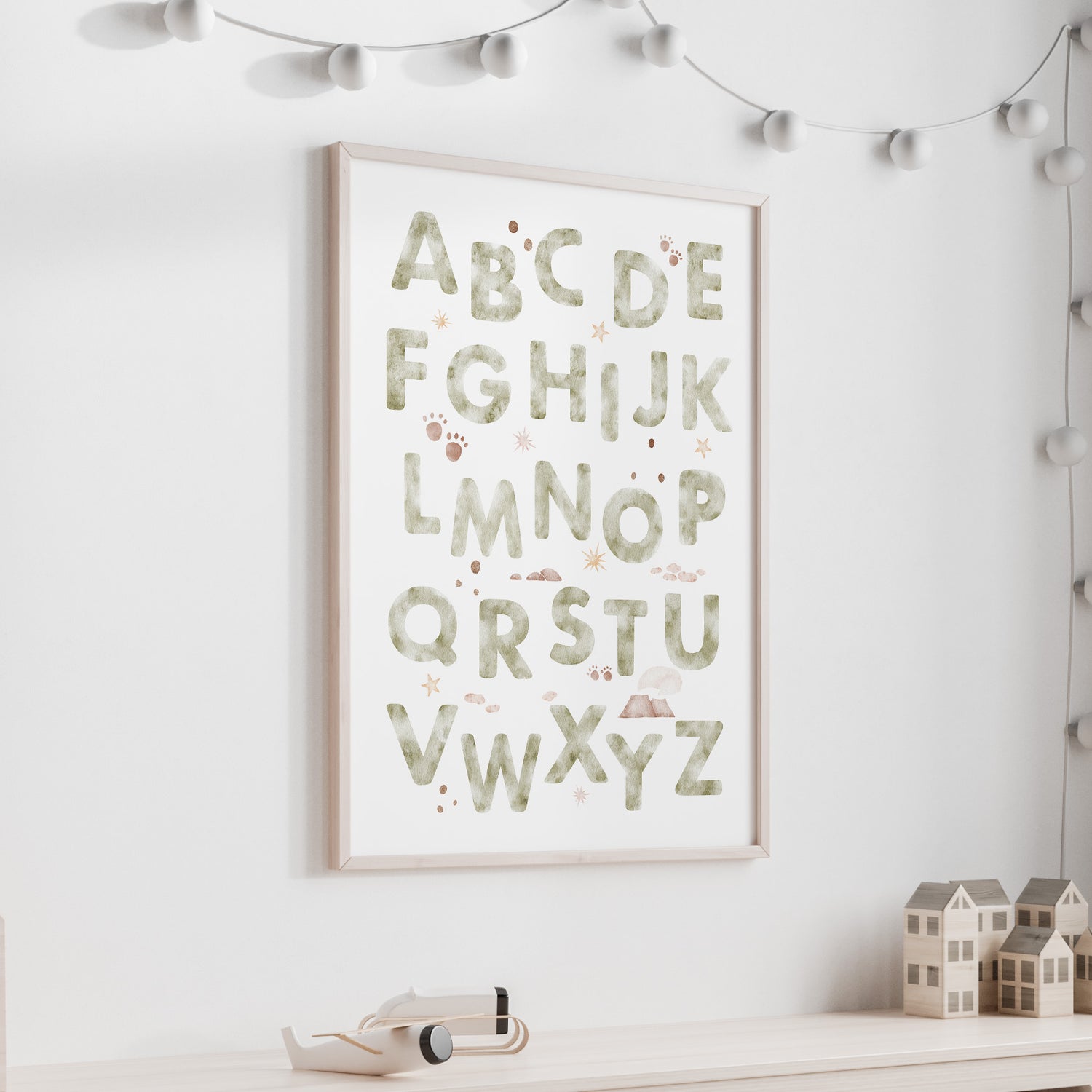 Dinosaur Alphabet Print