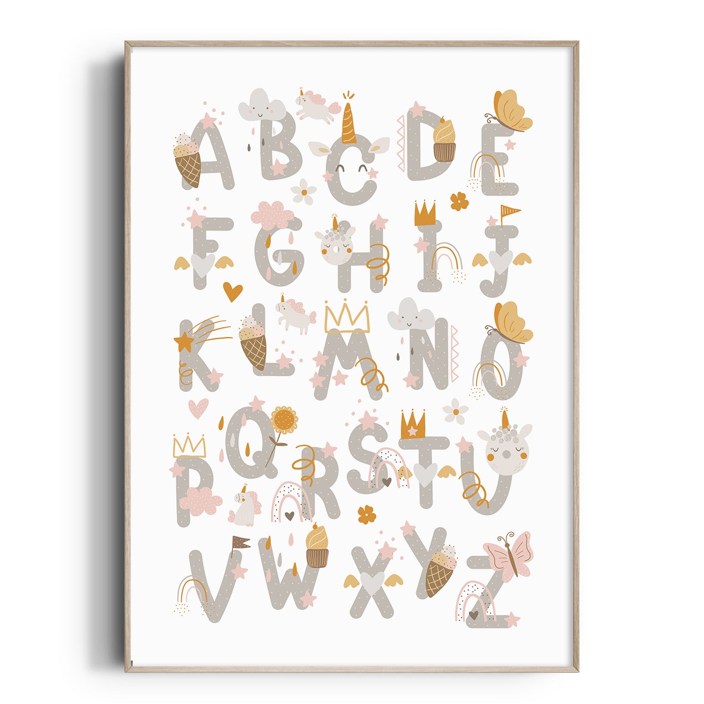 Unicorn Alphabet Print
