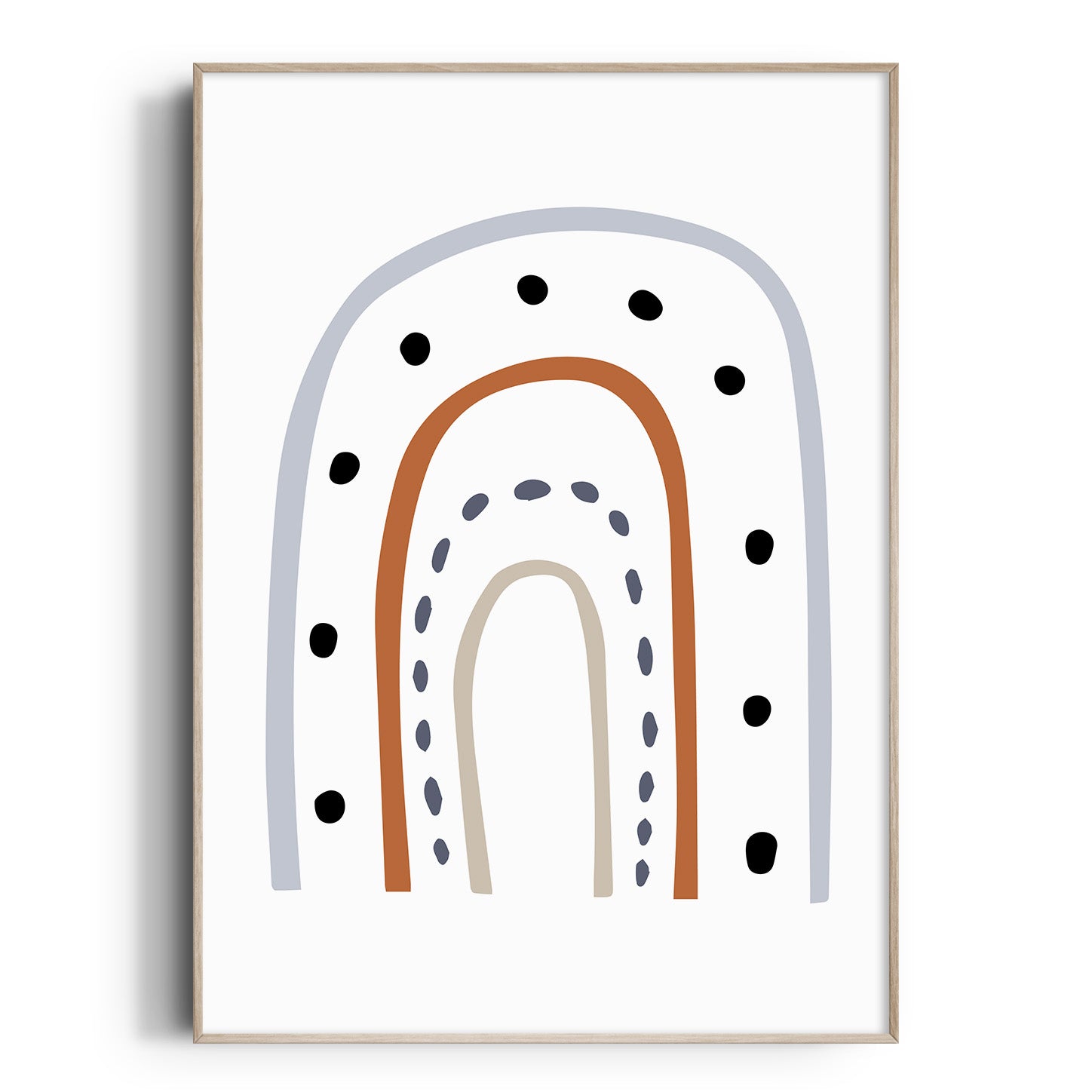 Rainbow Nursery Print