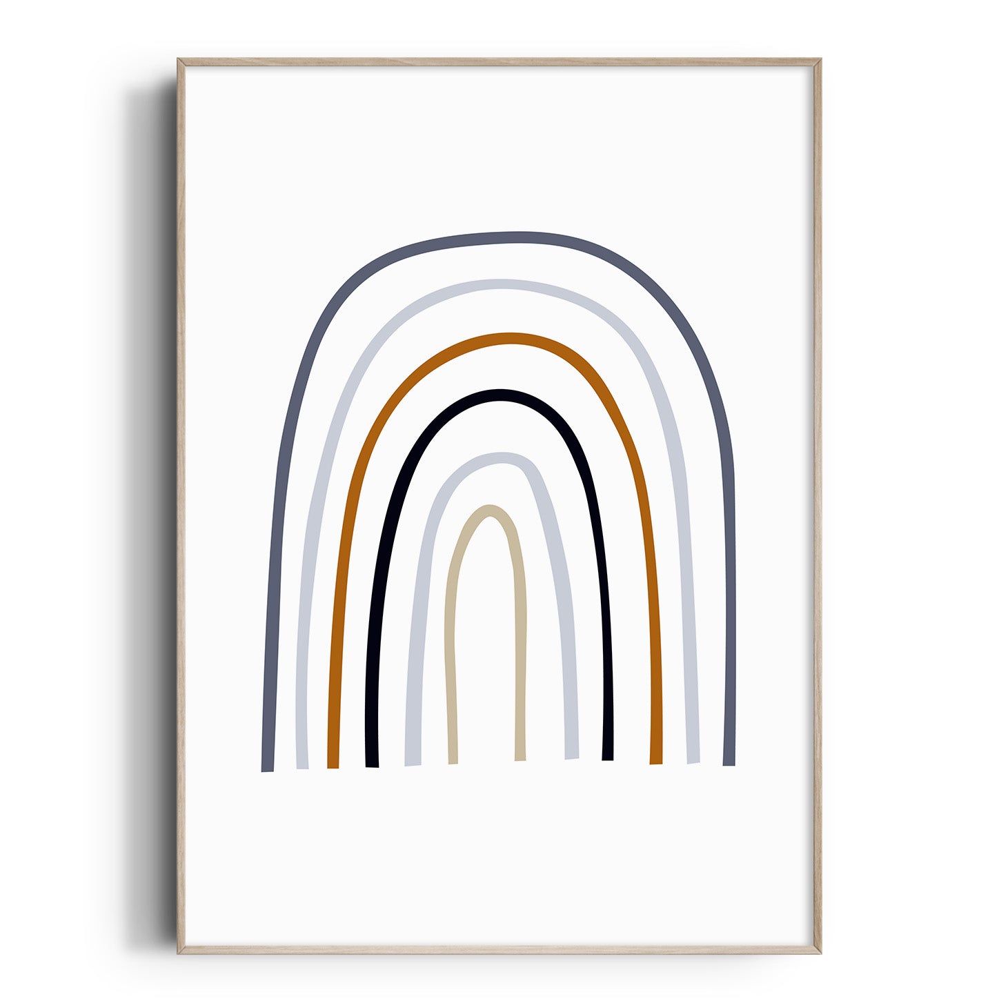 Rainbow Nursery Print