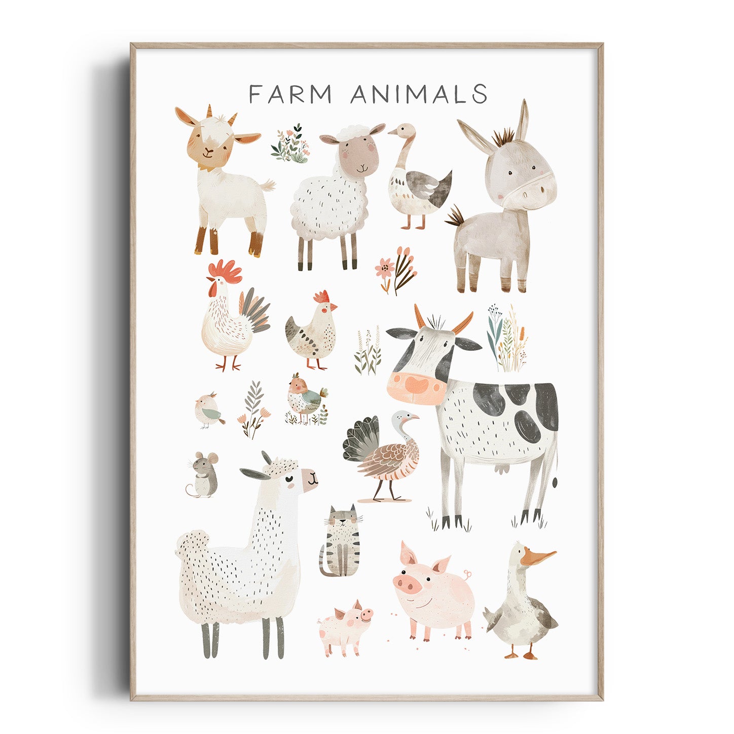 Farm Animals Print