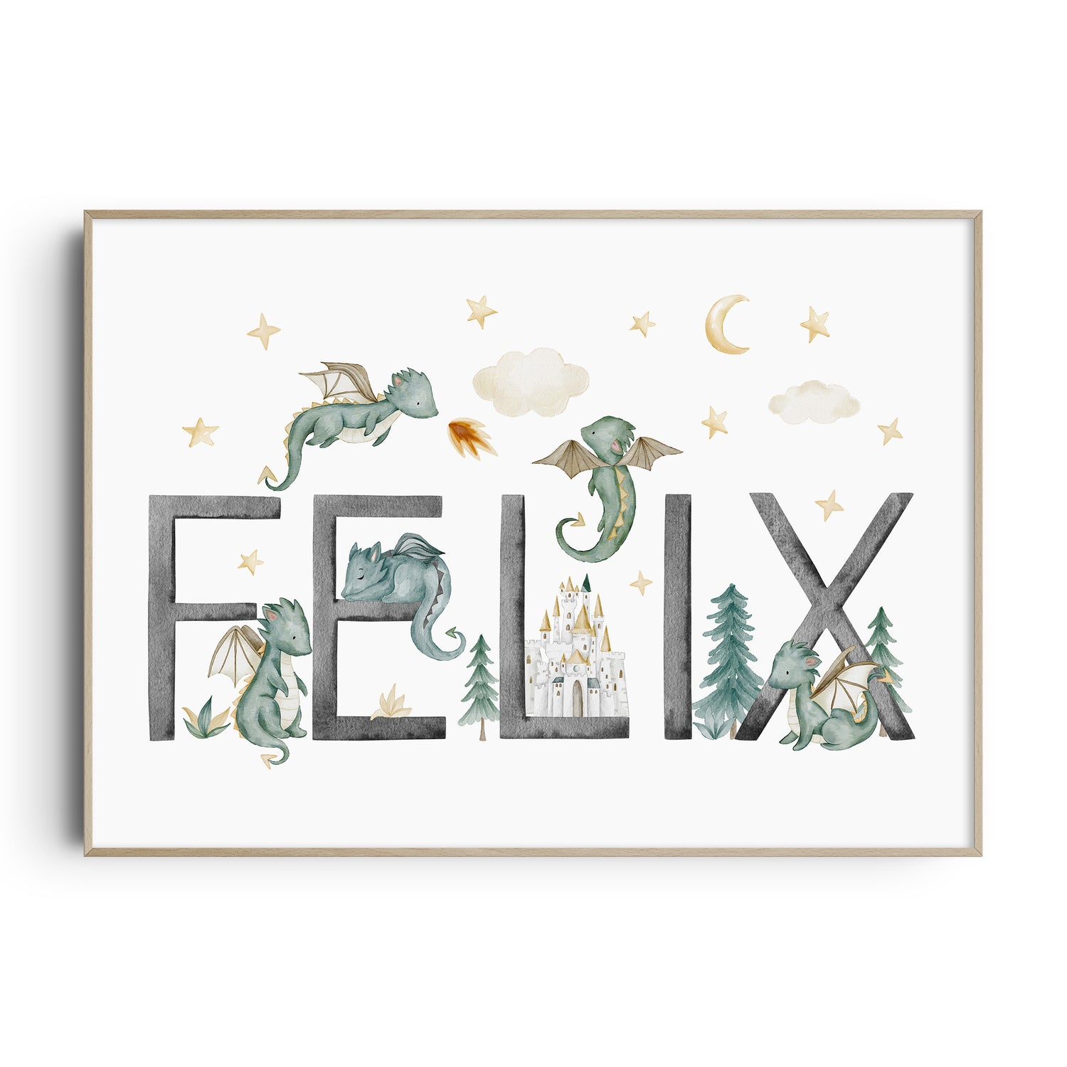 Dragon Name Print