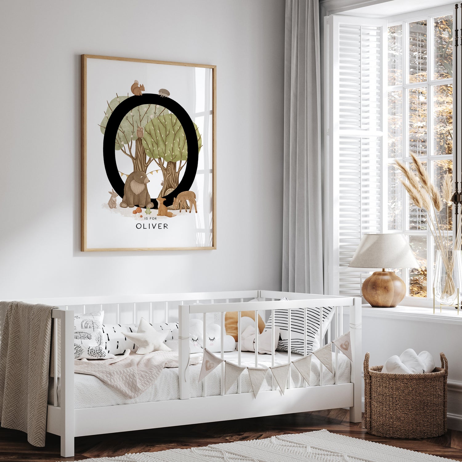 Woodland Animal Letter & Name Print