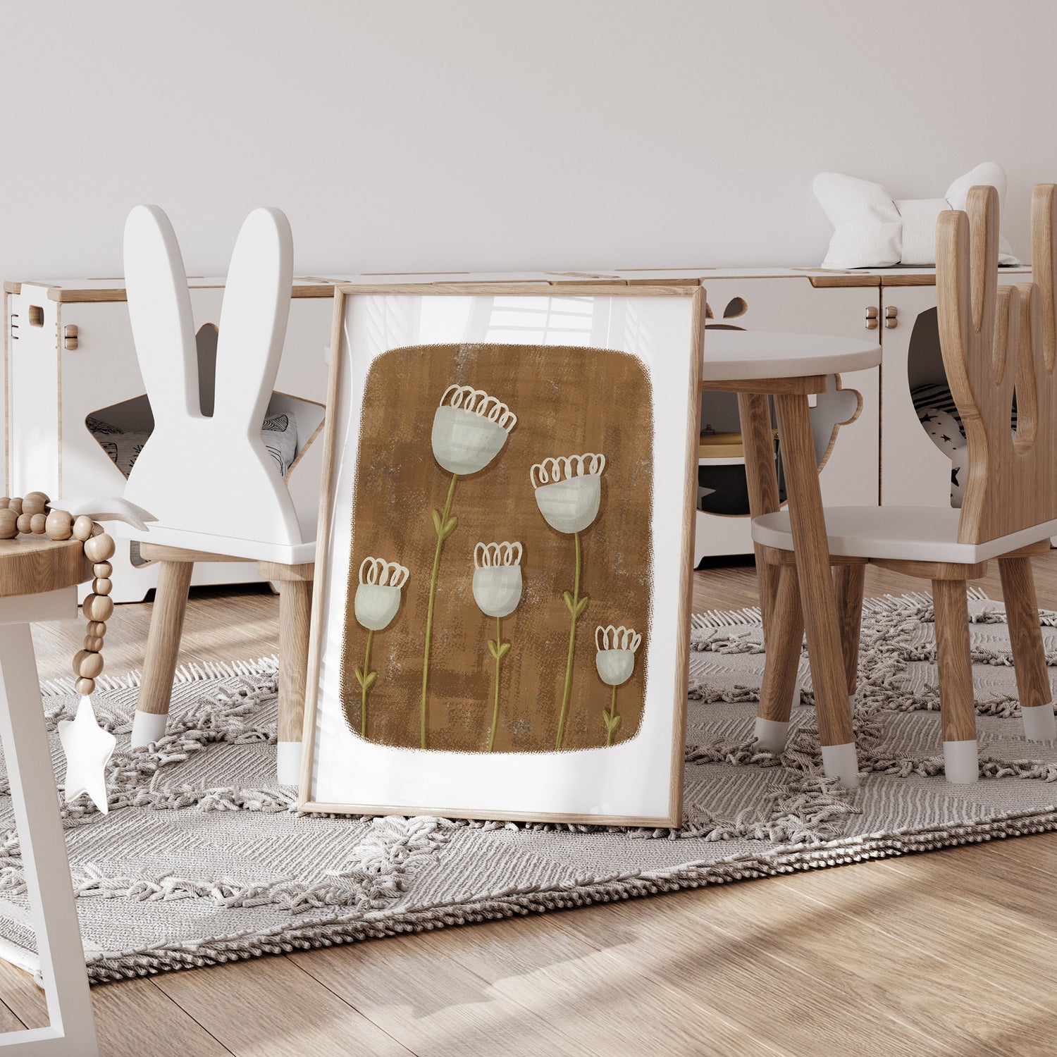 Whimsy Flowers Print