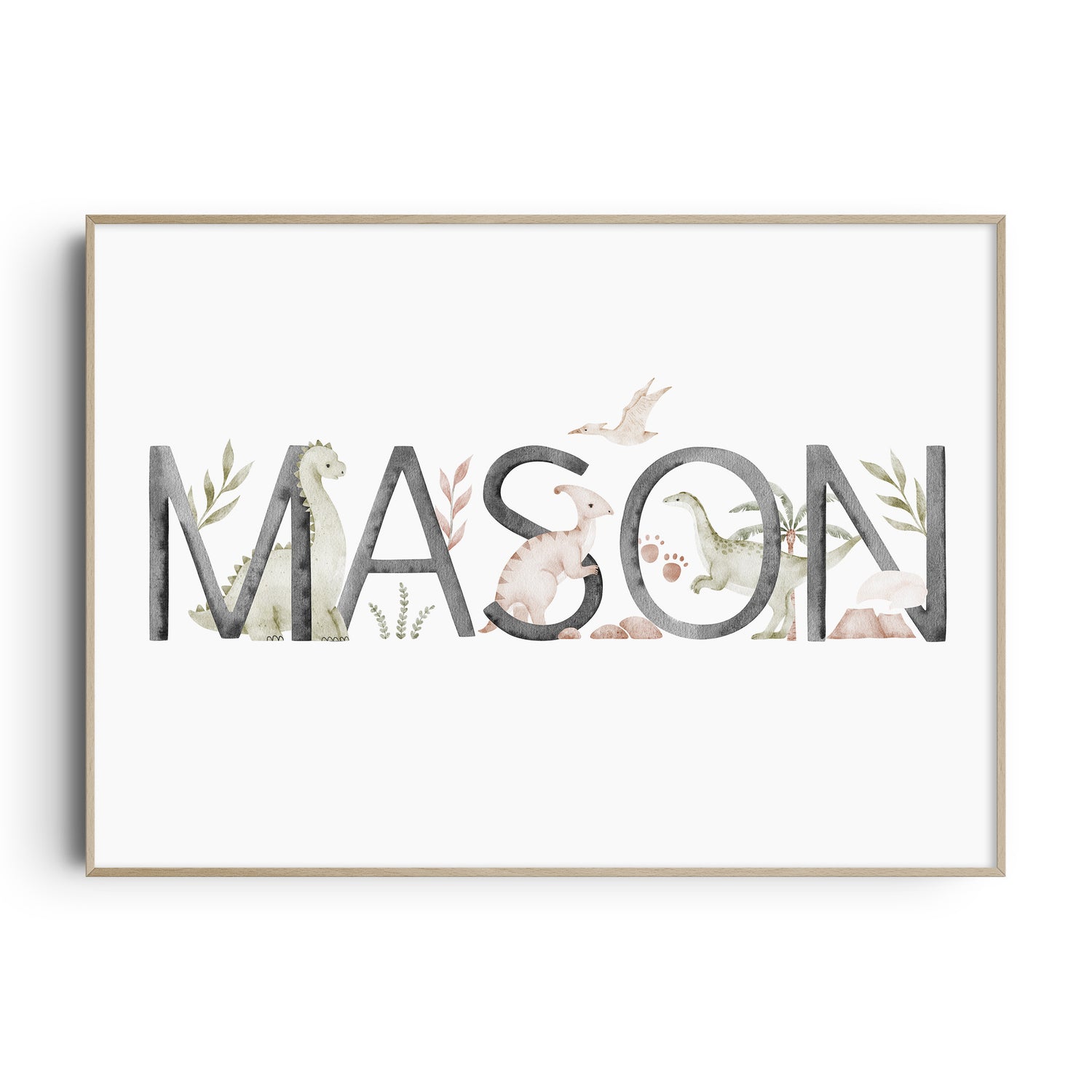 Dinosaur Name Print