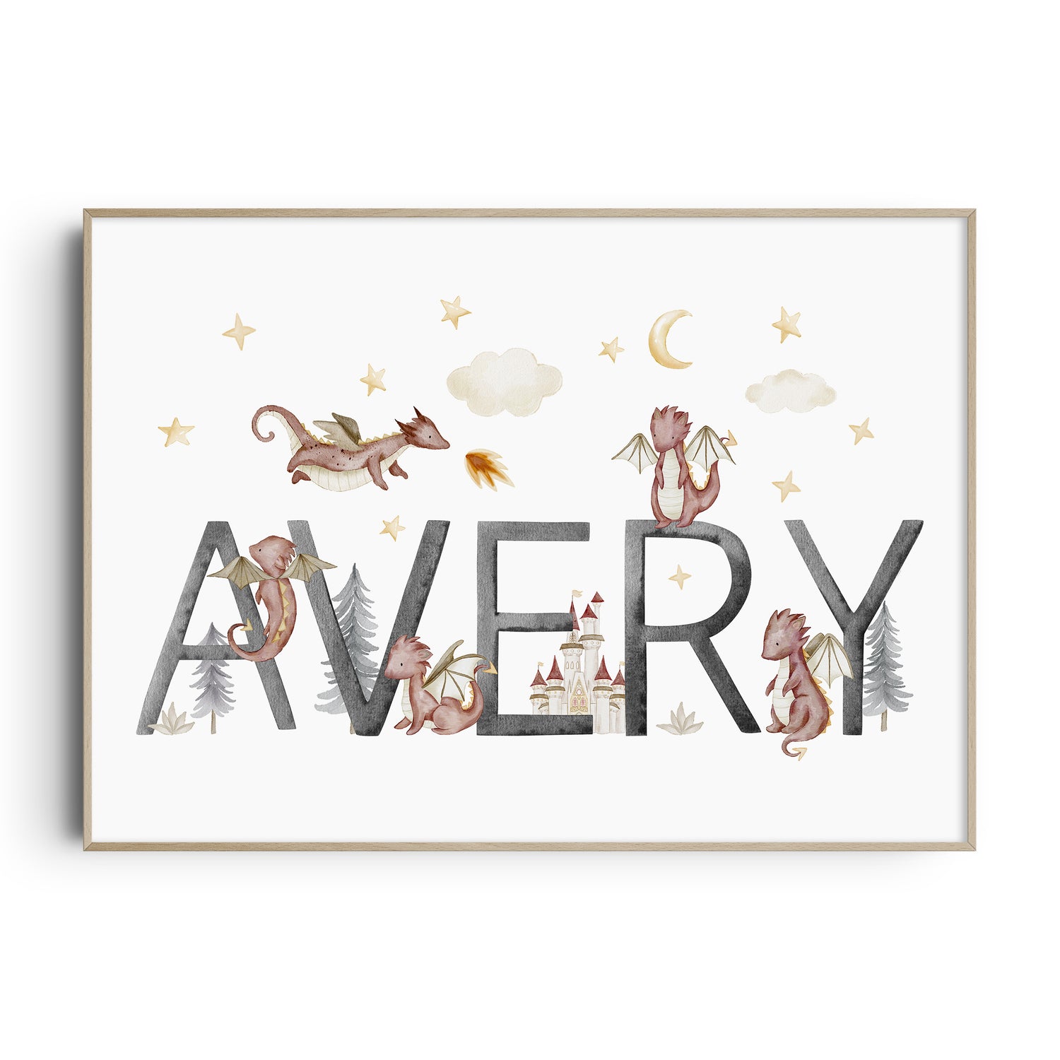 Dragon Name Print