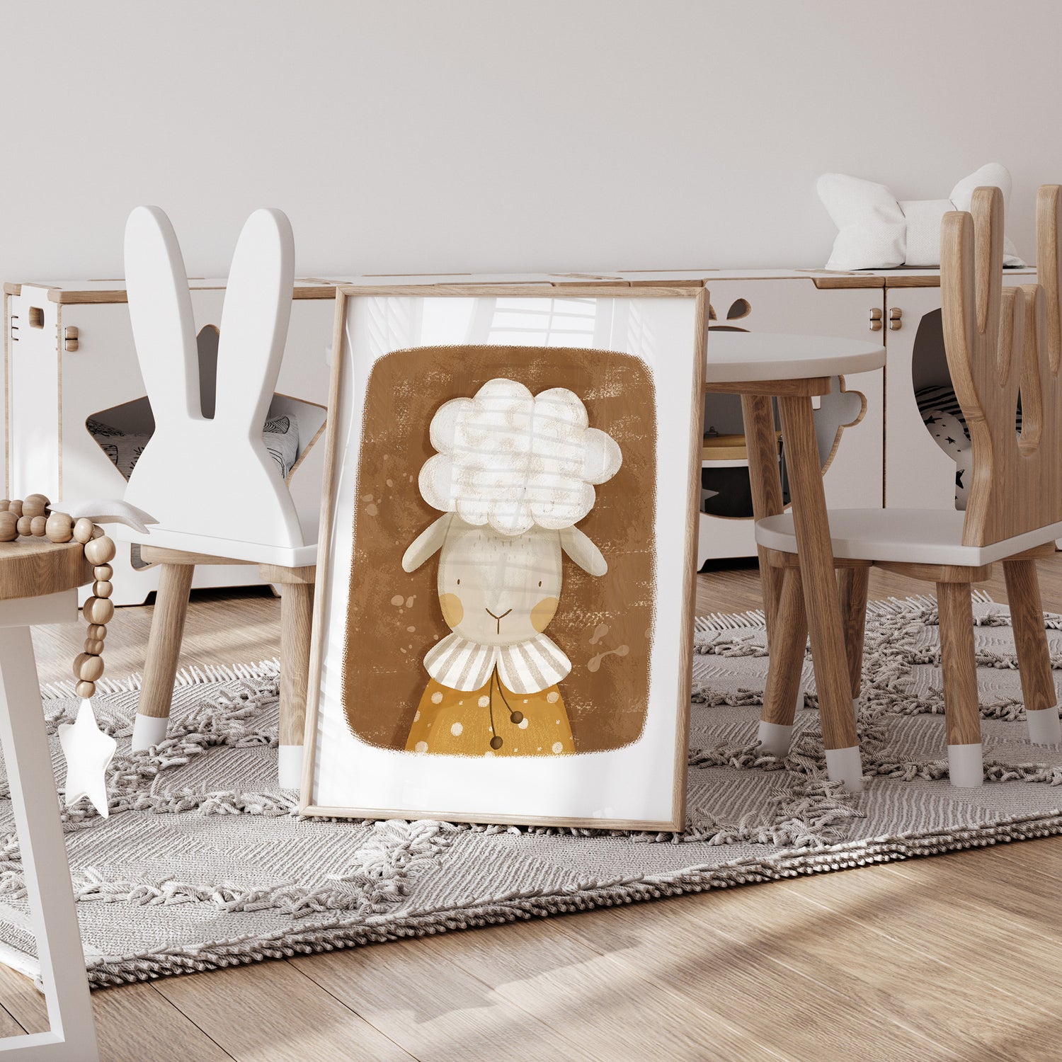 Whimsy Sheep Print