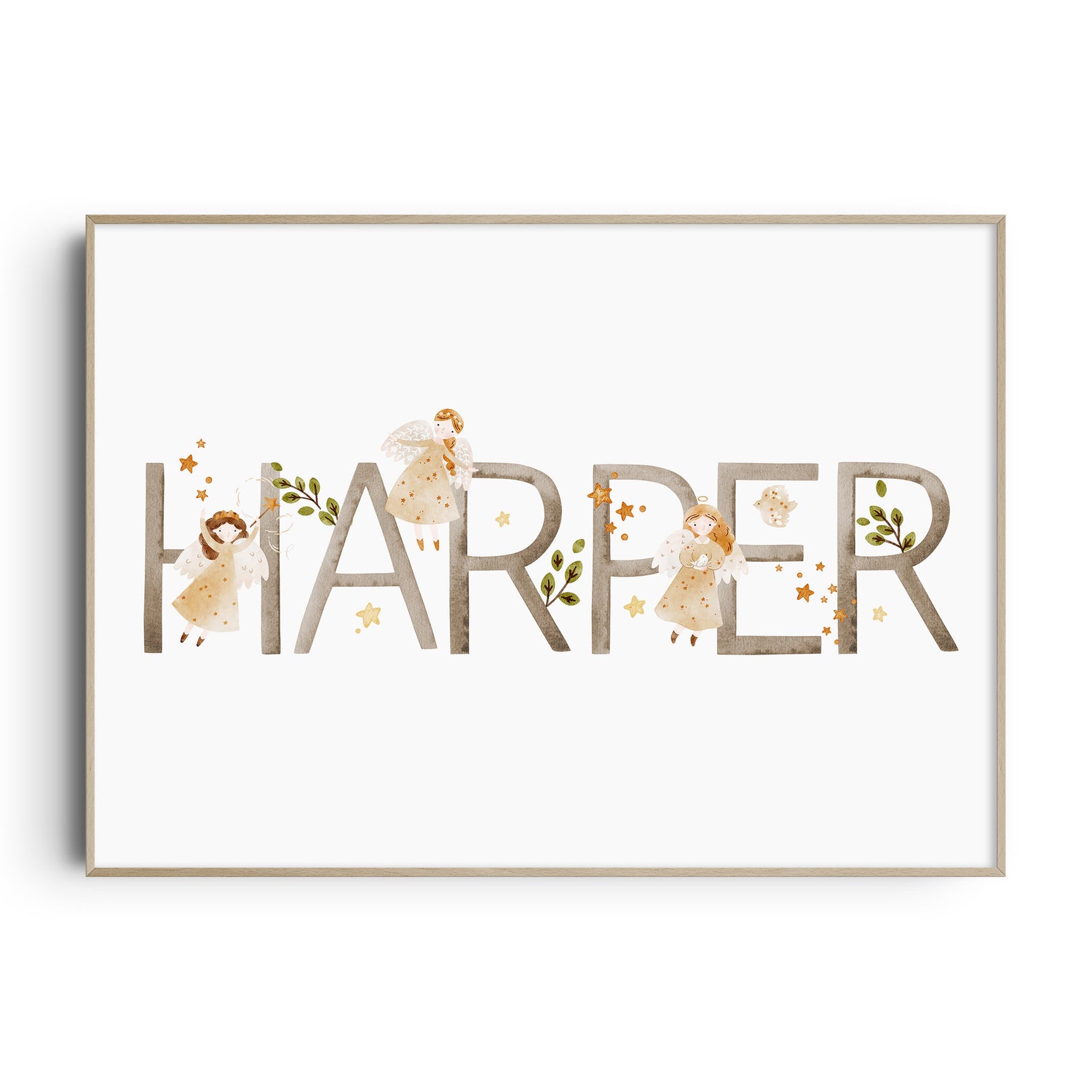 Fairy Name & Birth Print