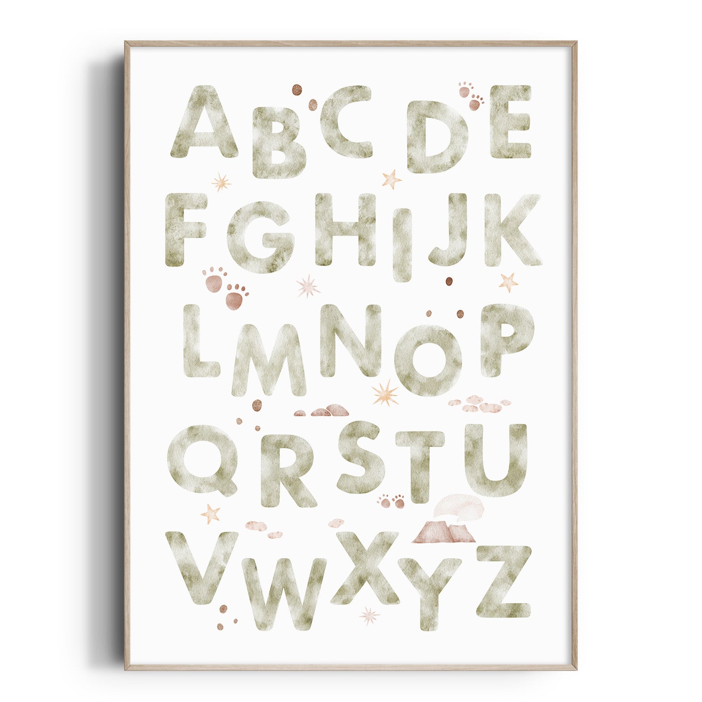 Dinosaur Alphabet Print