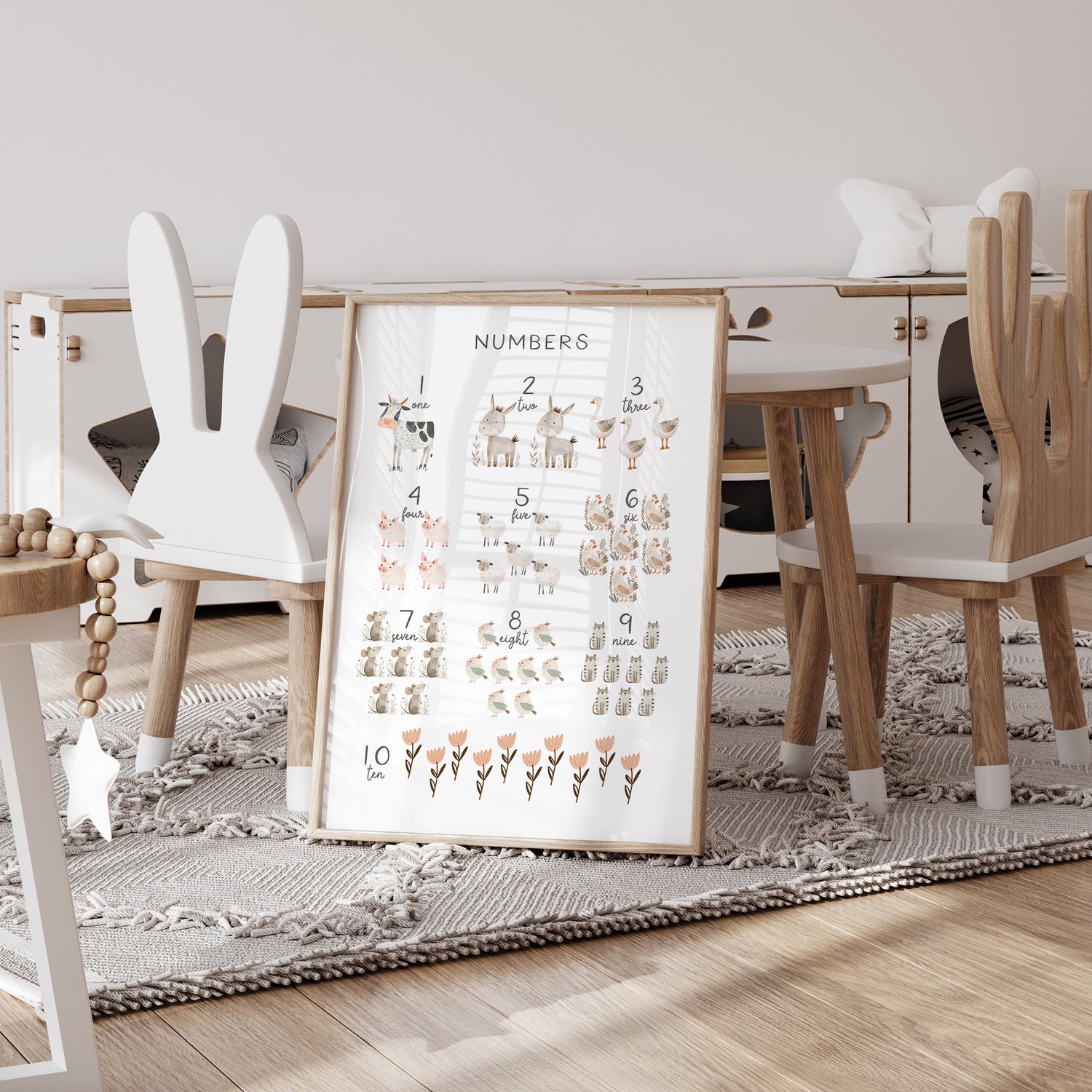 Farm Numbers Print