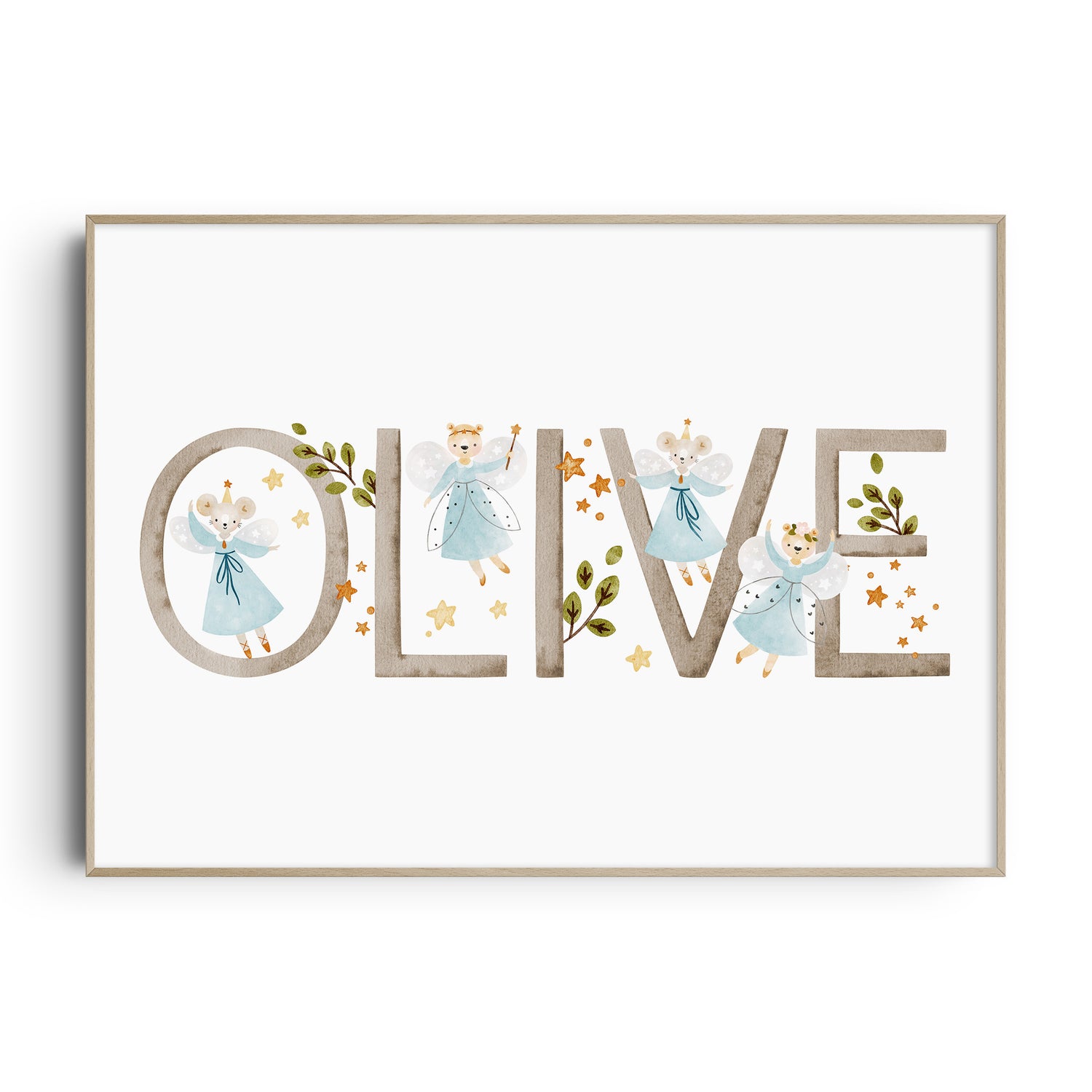 Fairy Name & Birth Print
