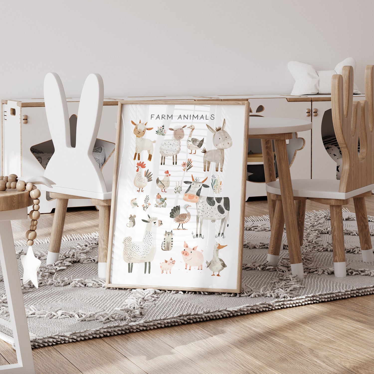 Farm Animals Print