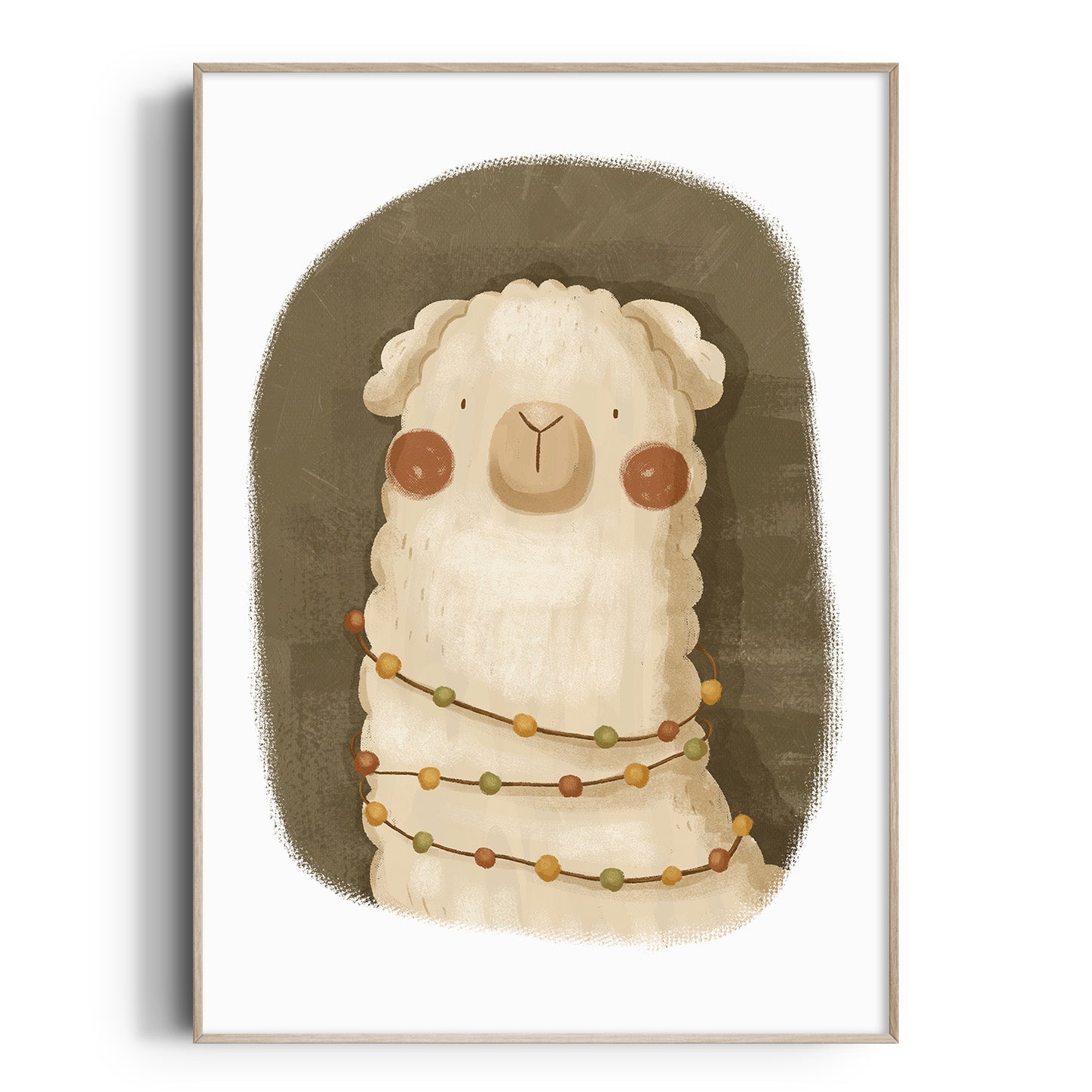 Whimsy Llama Print