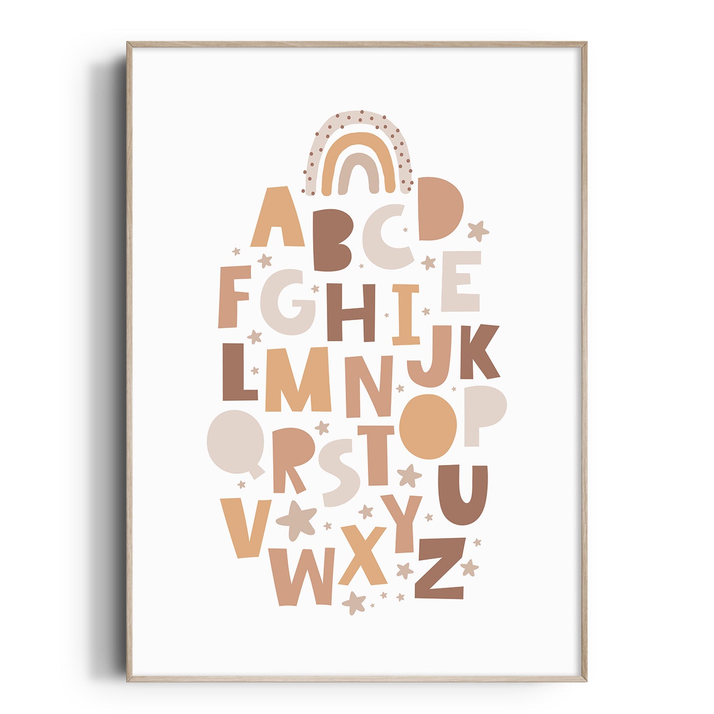 Boho Alphabet Print
