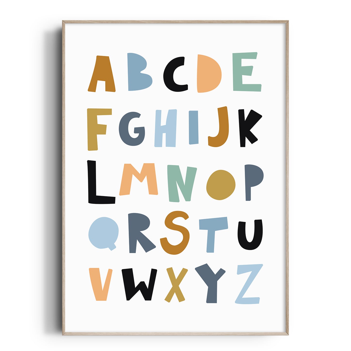 Tropical Alphabet Print