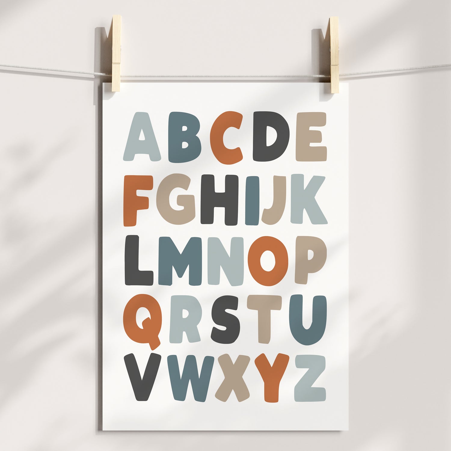 Sea Alphabet Print
