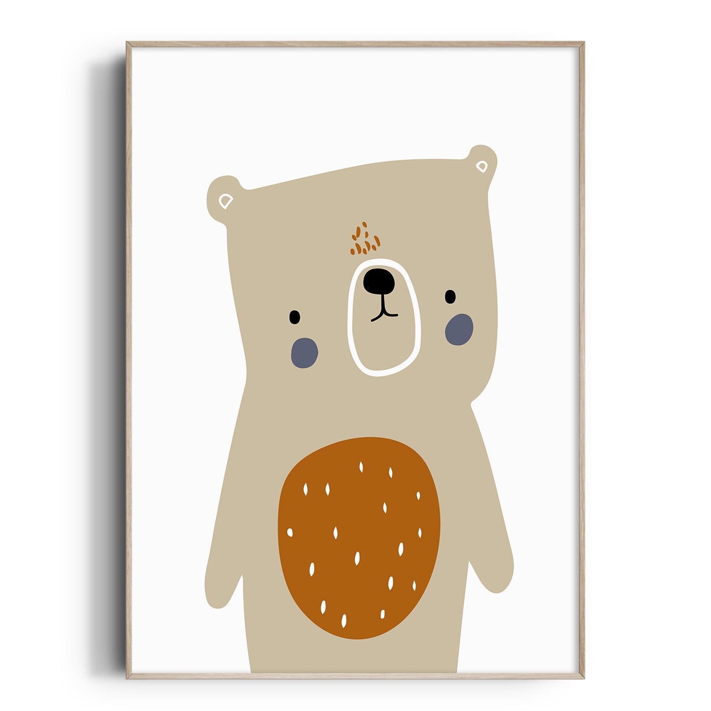 Woodland Bear Print