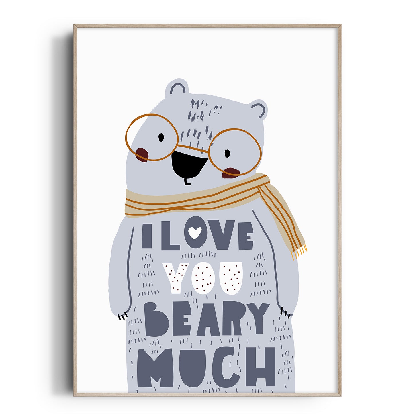 Woodland Bear Print