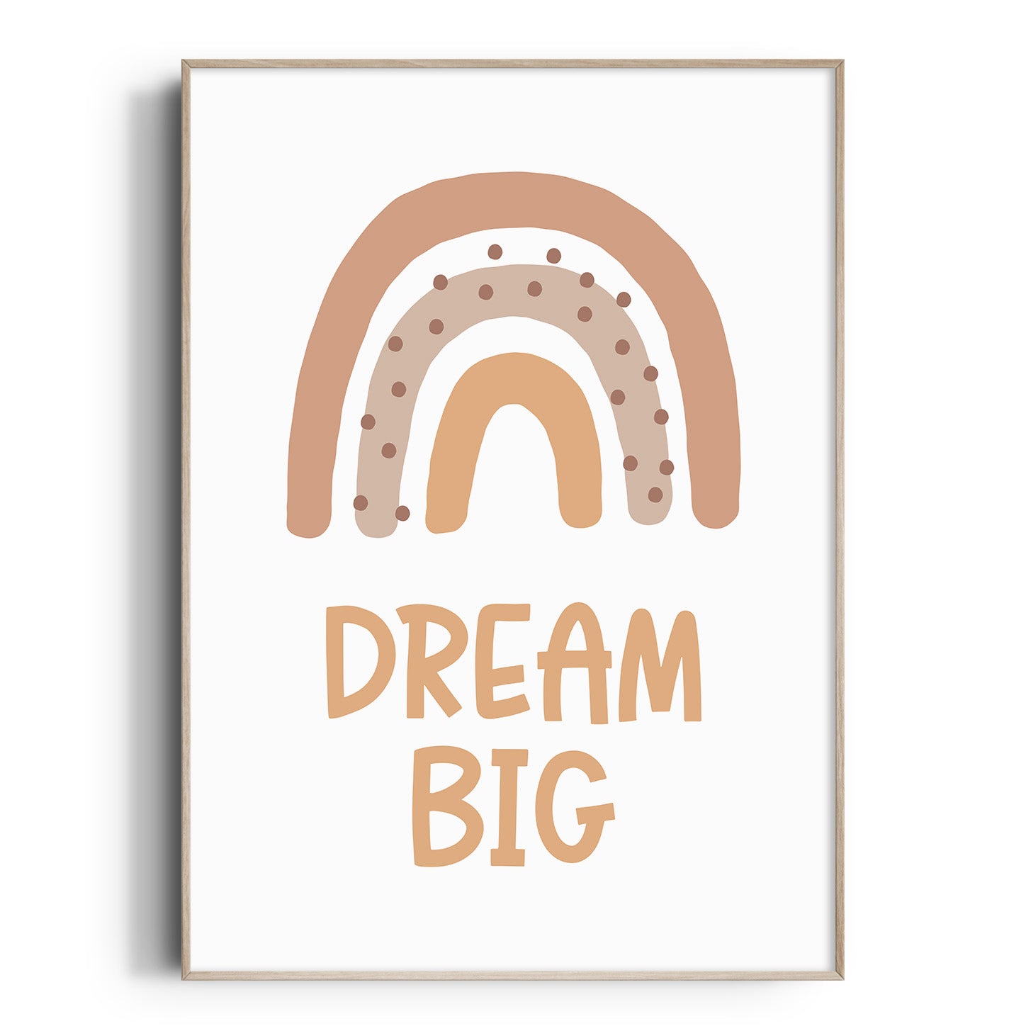 Dream Big Rainbow Print