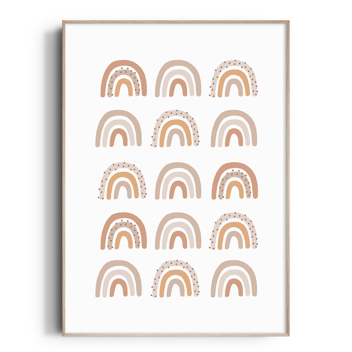 Muted Rainbows Print