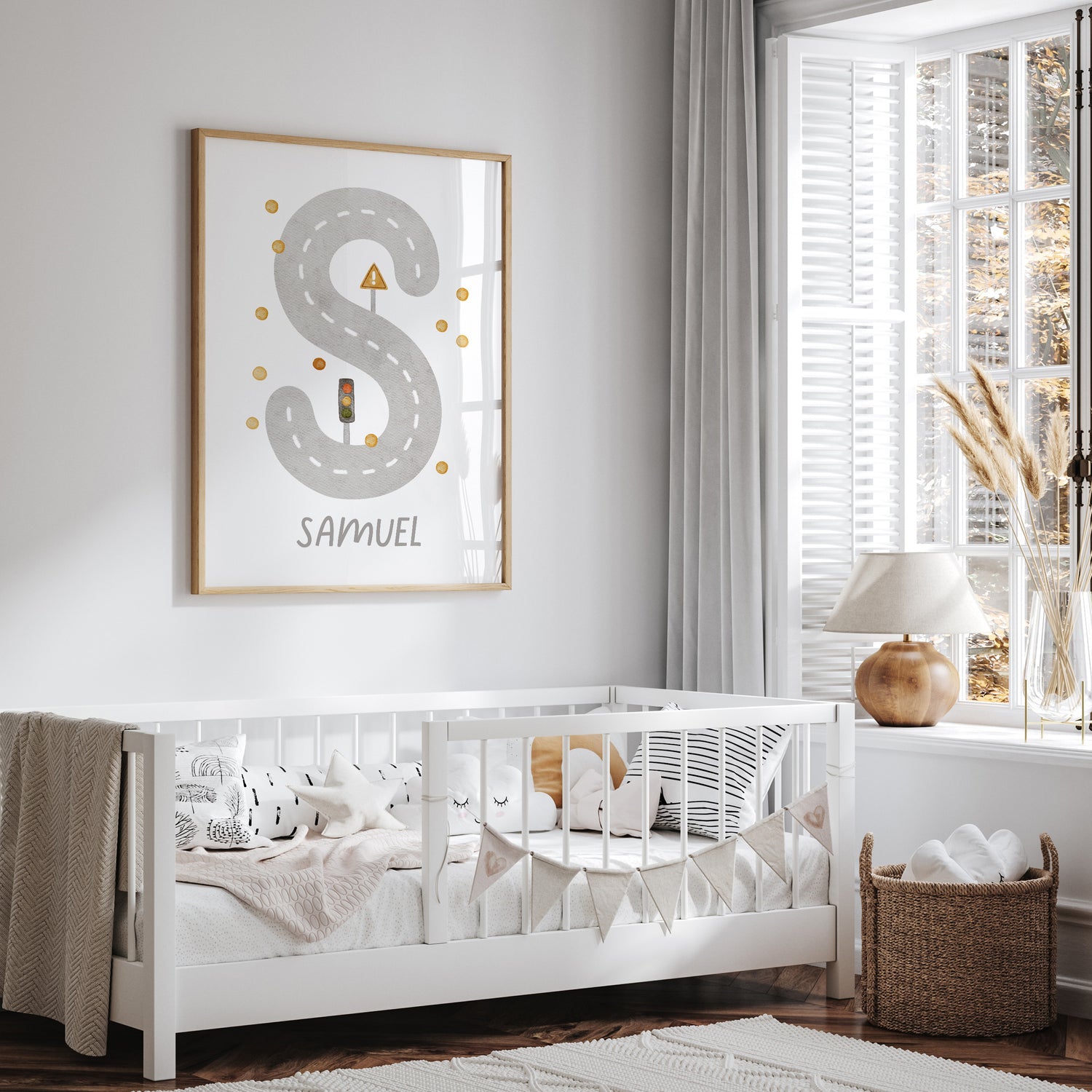 Traffic Sign Letter Print