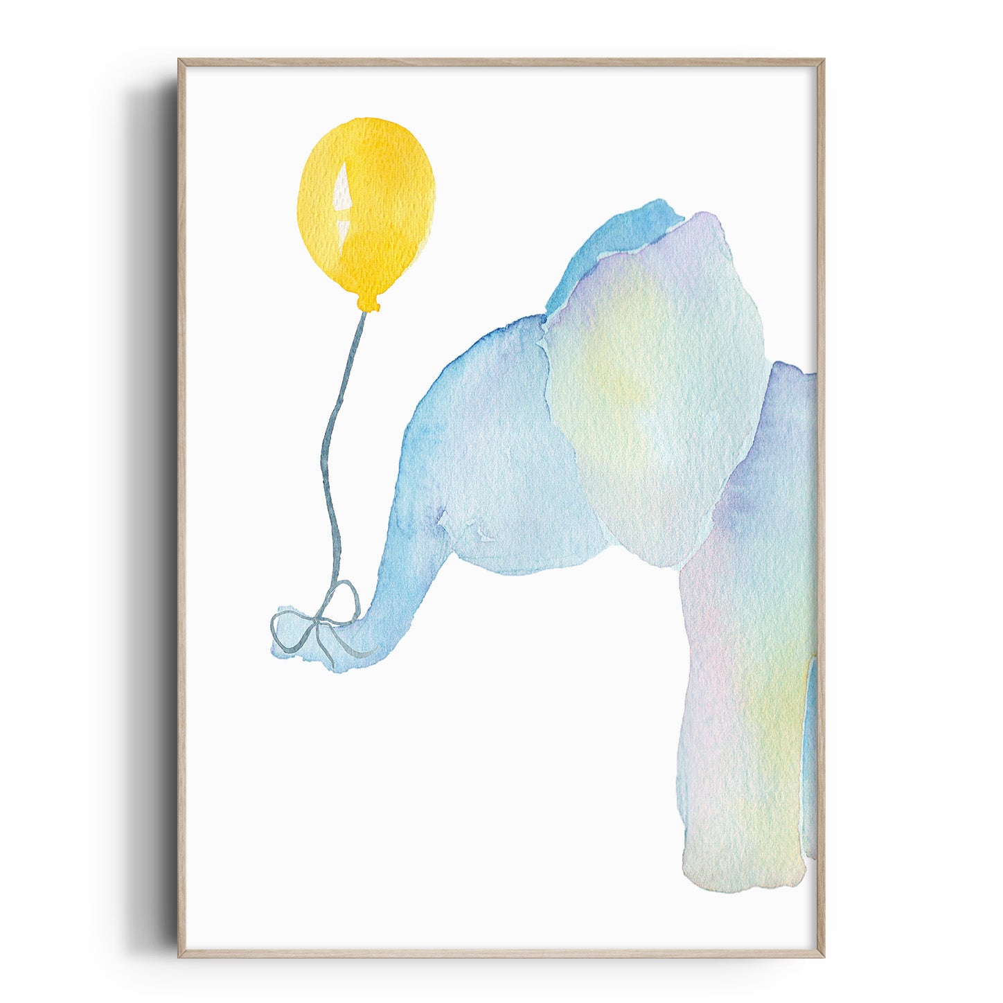 Watercolour Elephant Print