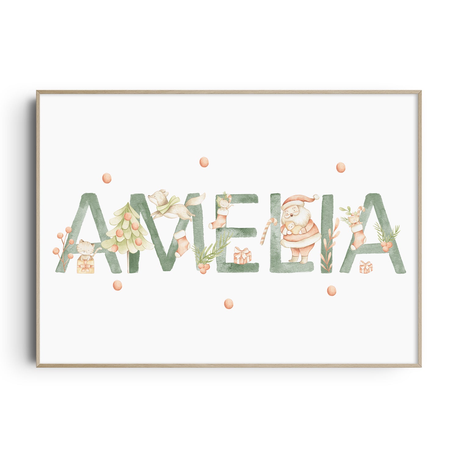 Christmas Name Print