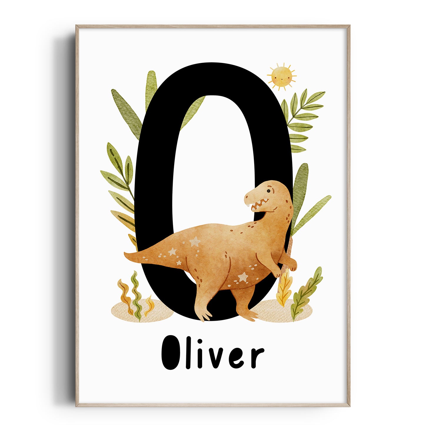 Dinosaur Name Print - Allosaurus
