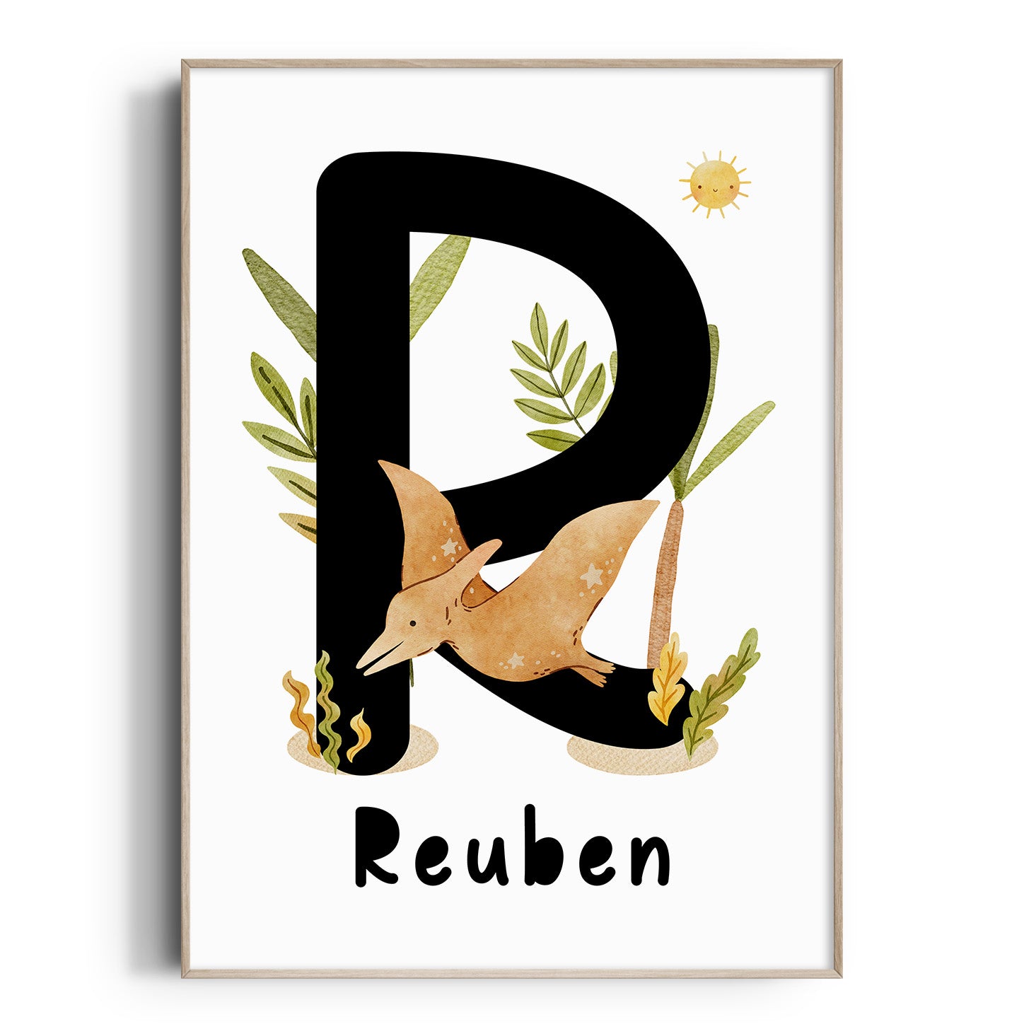 Dinosaur Name Print - Pteranodon