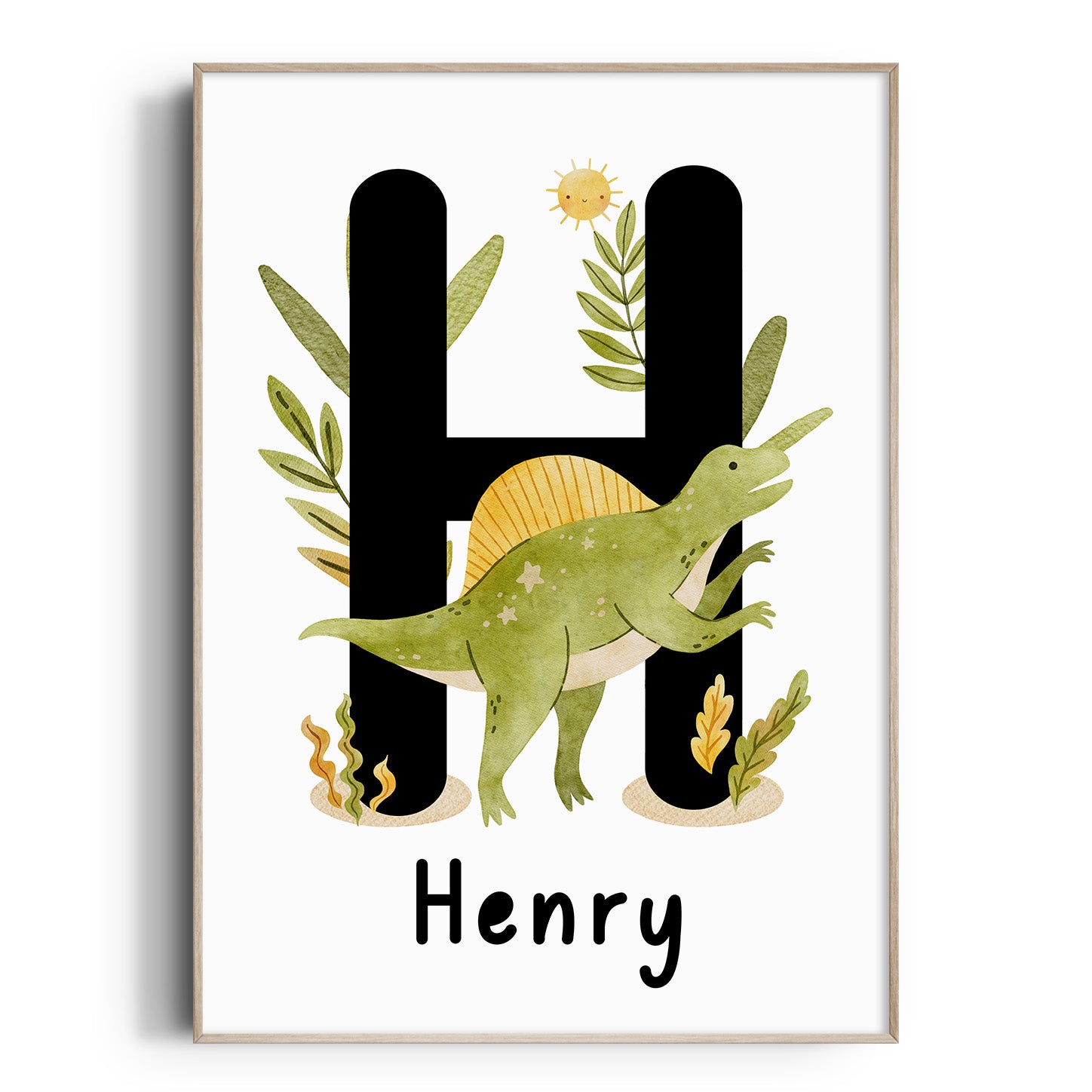 Dinosaur Name Print - Spinosaurus