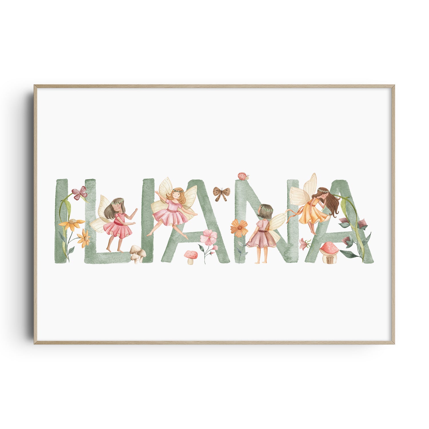 Fairy Name & Birth Print
