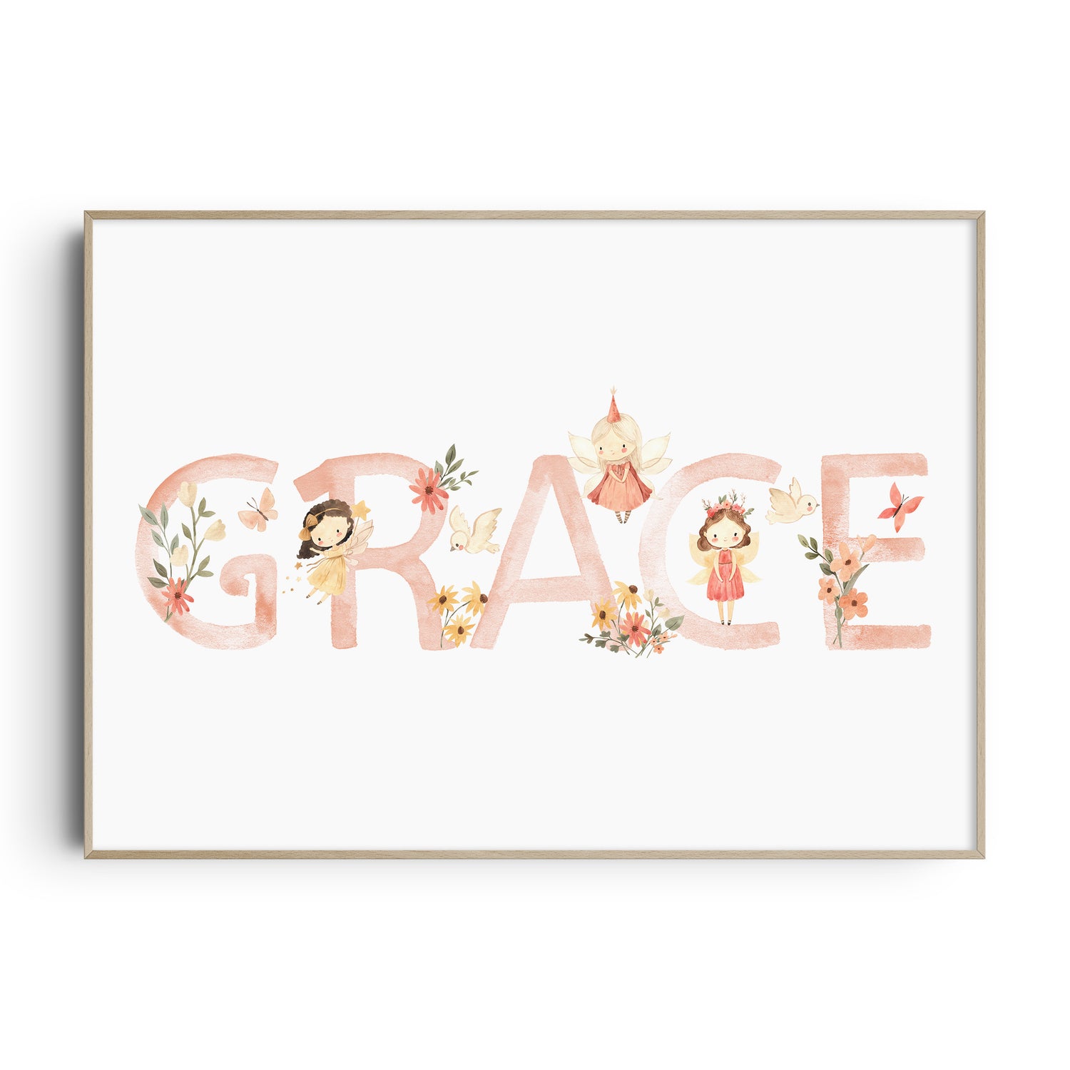 Fairy Name & Birth Print