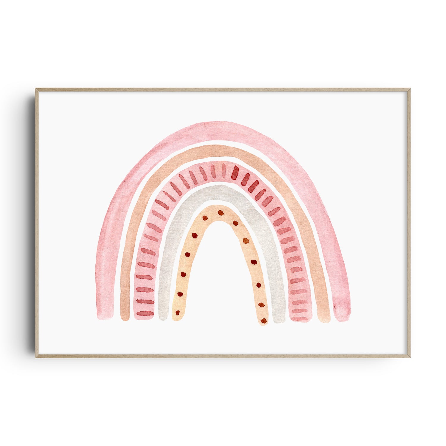 Watercolour Rainbow Print