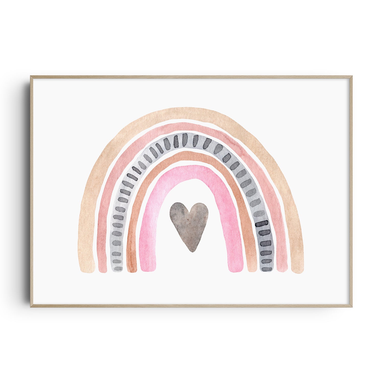 Watercolour Rainbow Print
