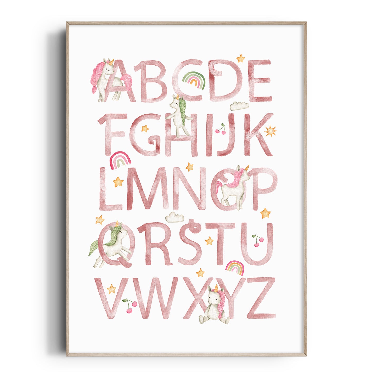 Unicorn Alphabet Print