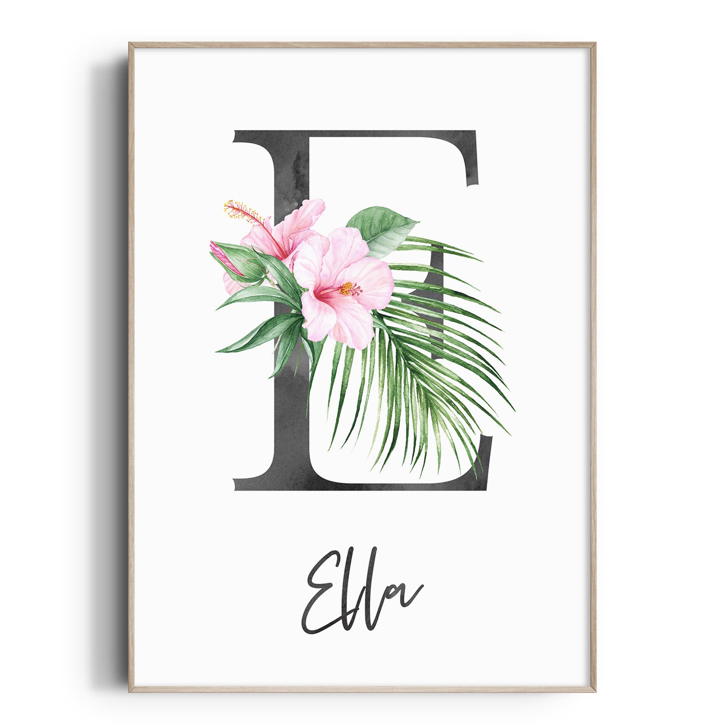 Jungle Letter & Name Print