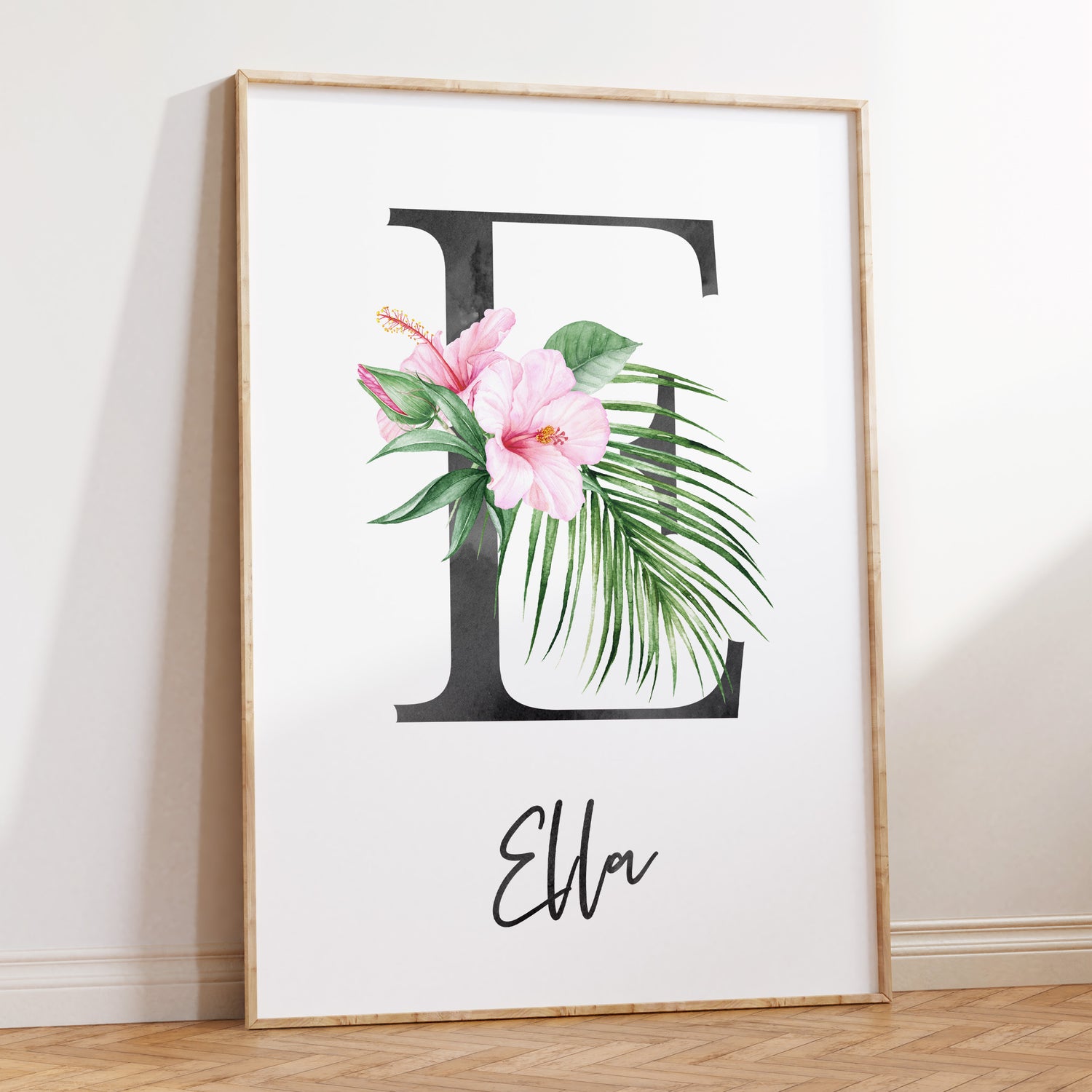 Jungle Letter & Name Print
