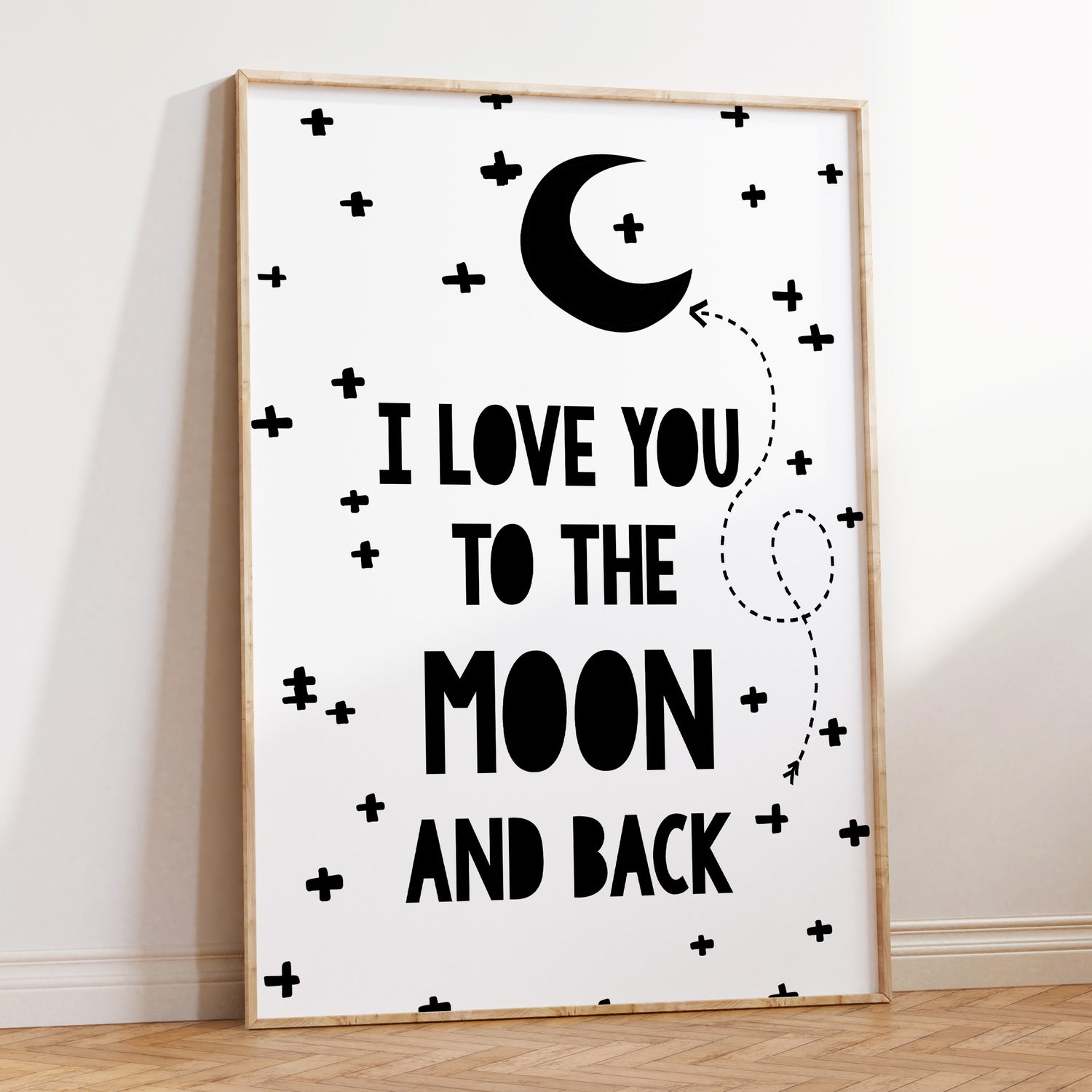 I Love You To The Moon & Back Print