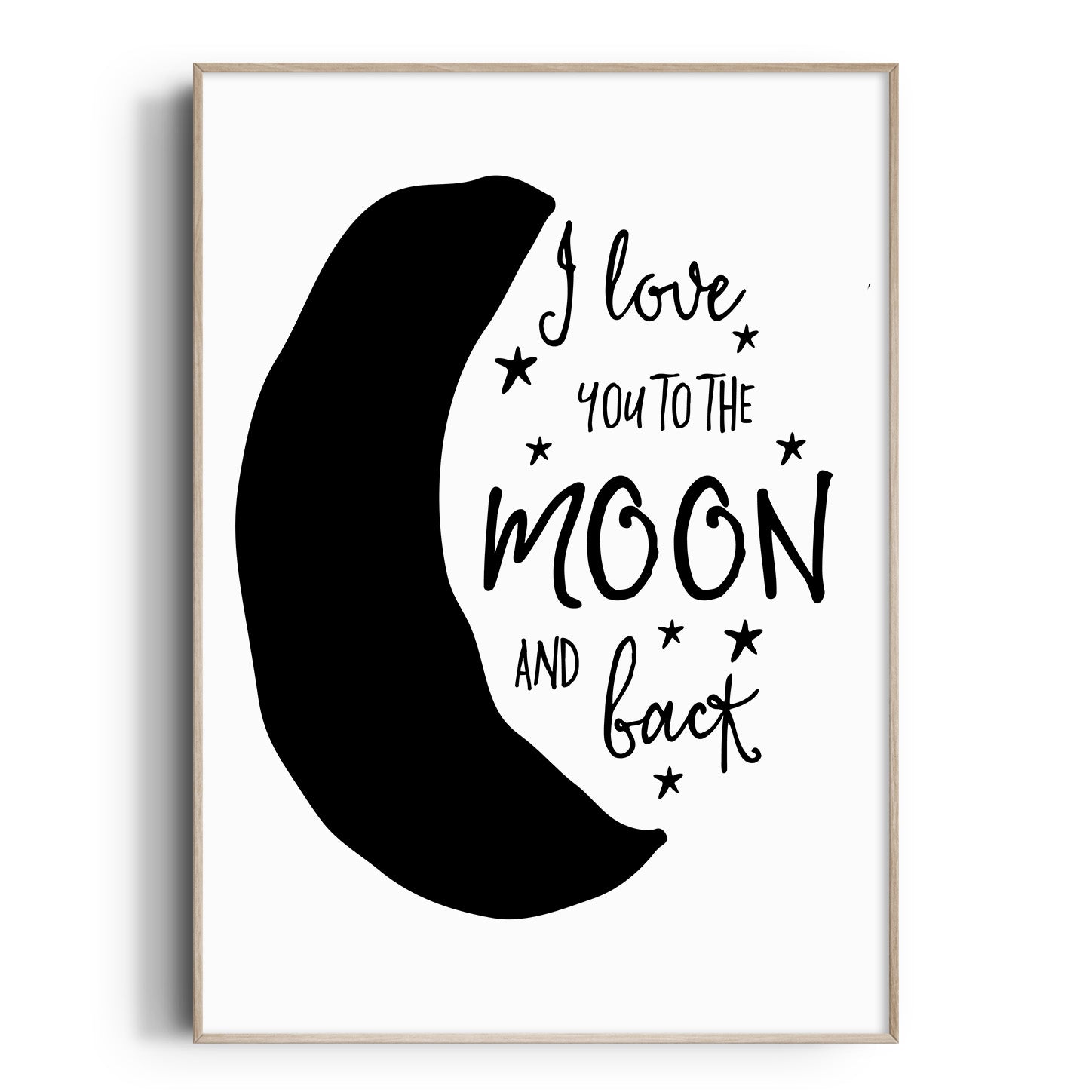 I Love You to the Moon & Back Print