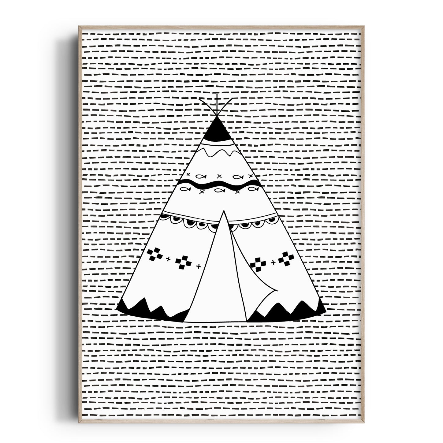 Tribal Teepee Print