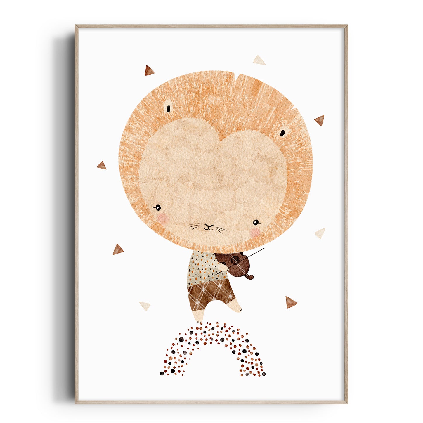 Jungle Jazz Lion Print