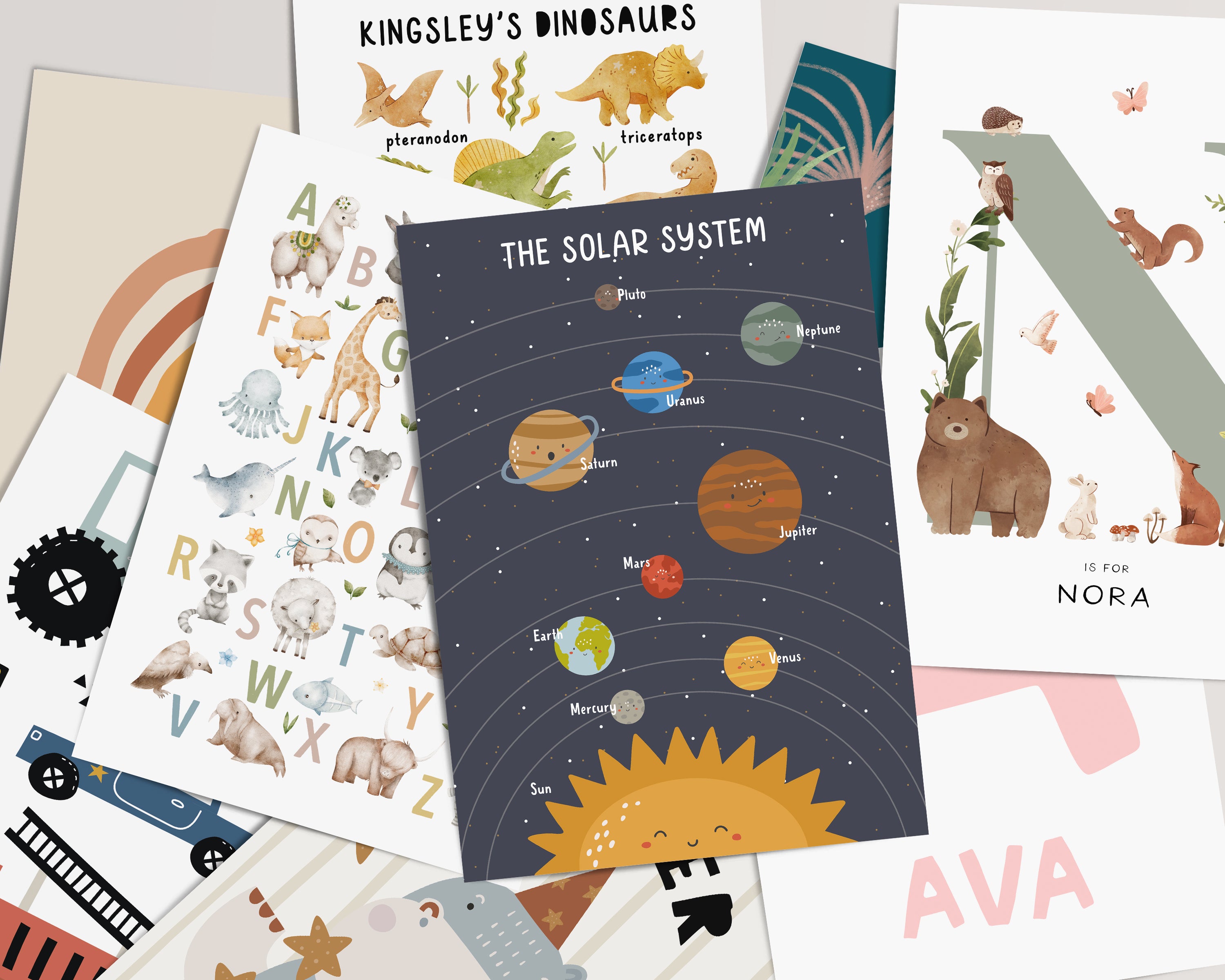 Nursery Wall Art Print The Kids Print Store