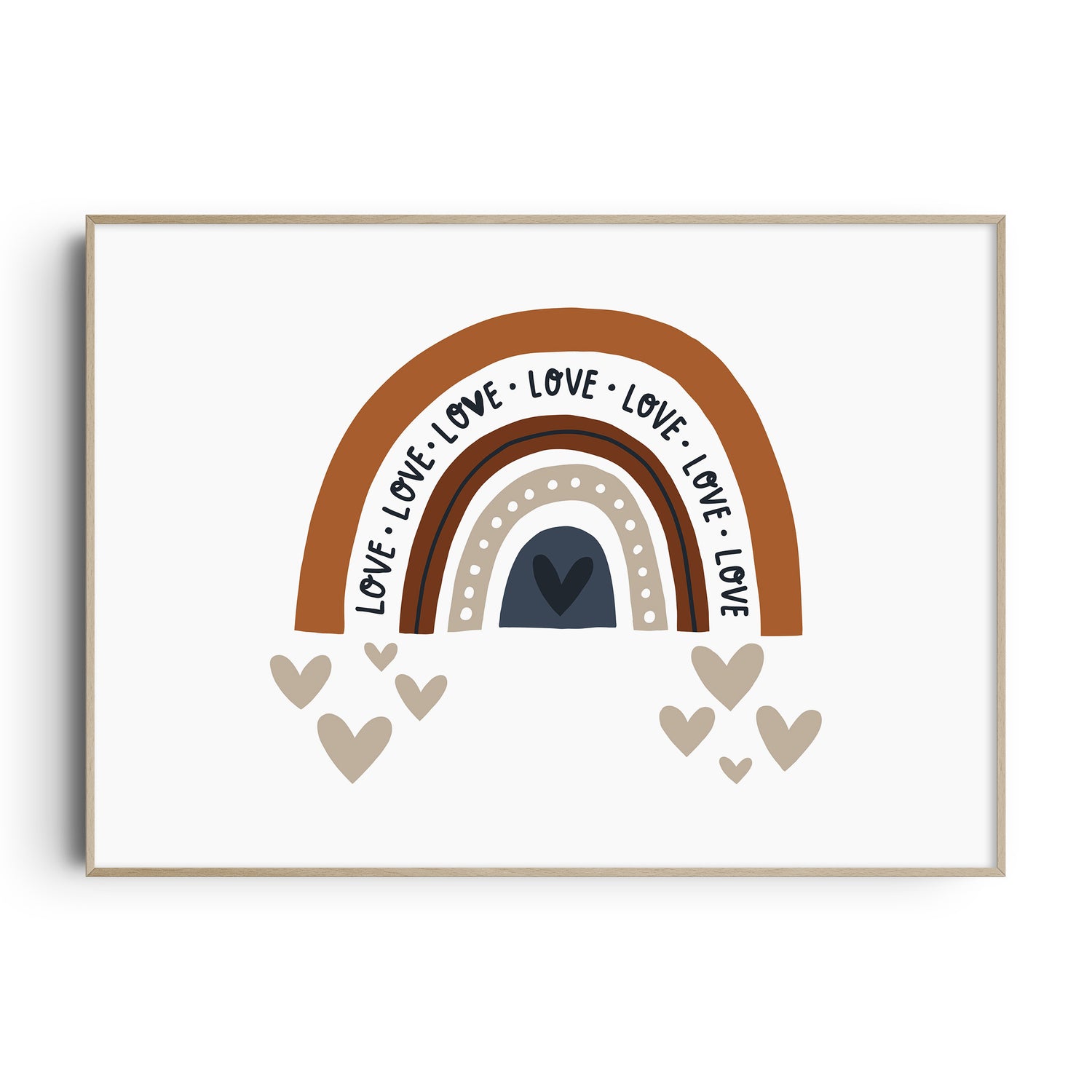 Rainbow Nursery Print