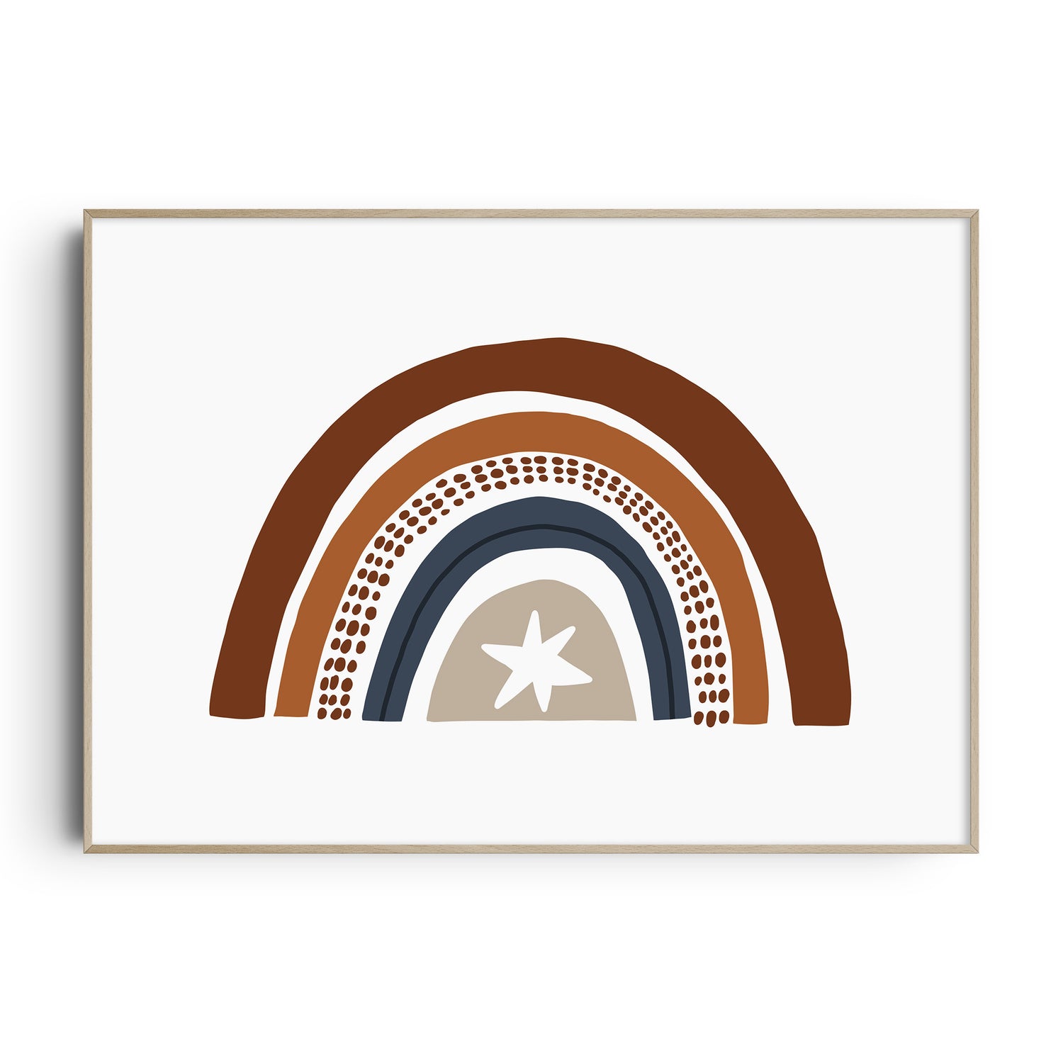 Rainbow Nursery Print