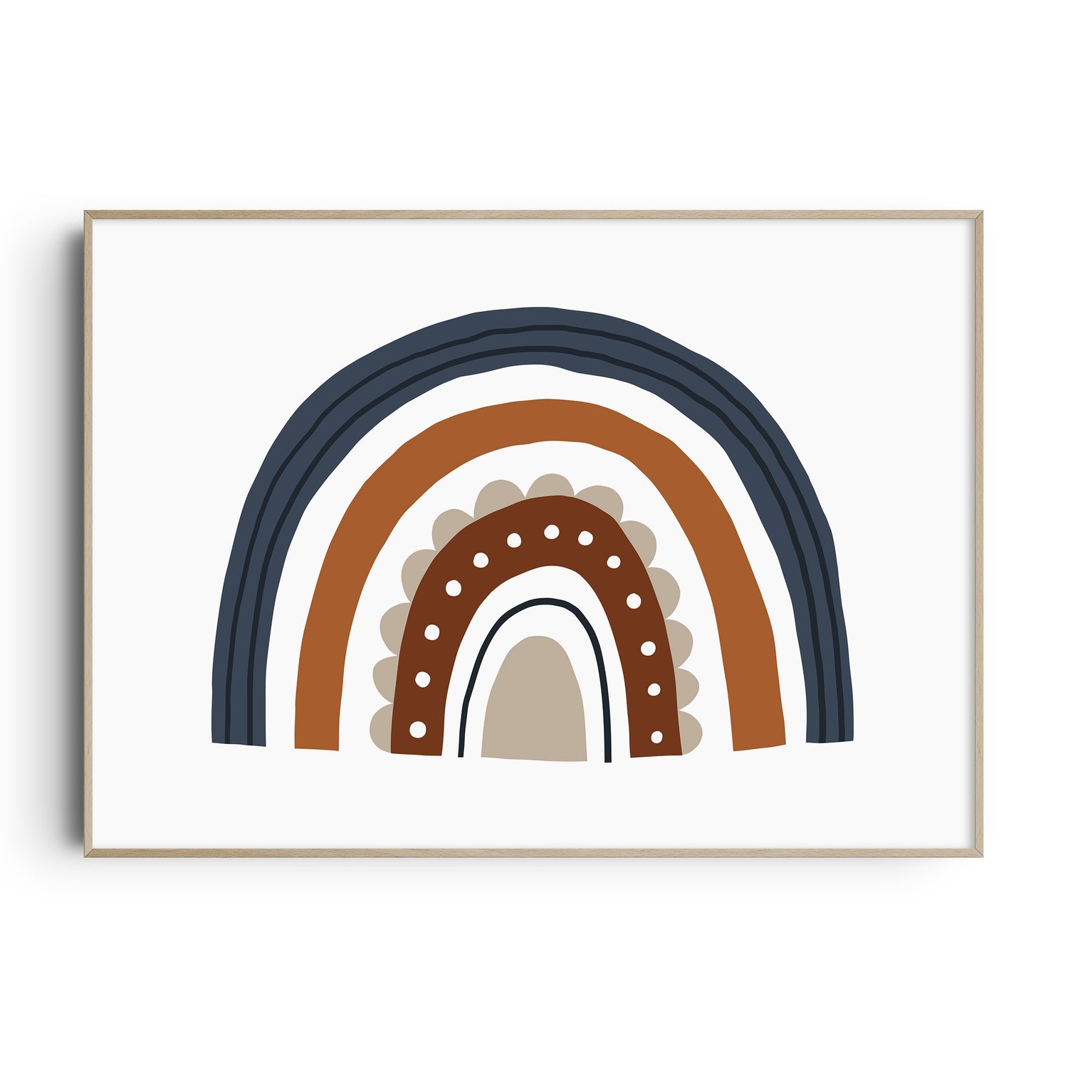 Rainbow Nursery Print
