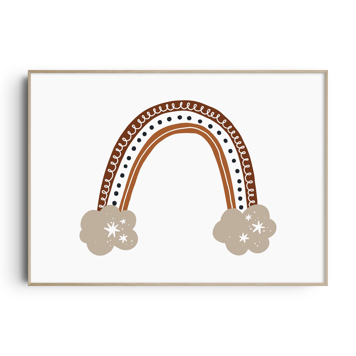 Rainbow Nursery Print