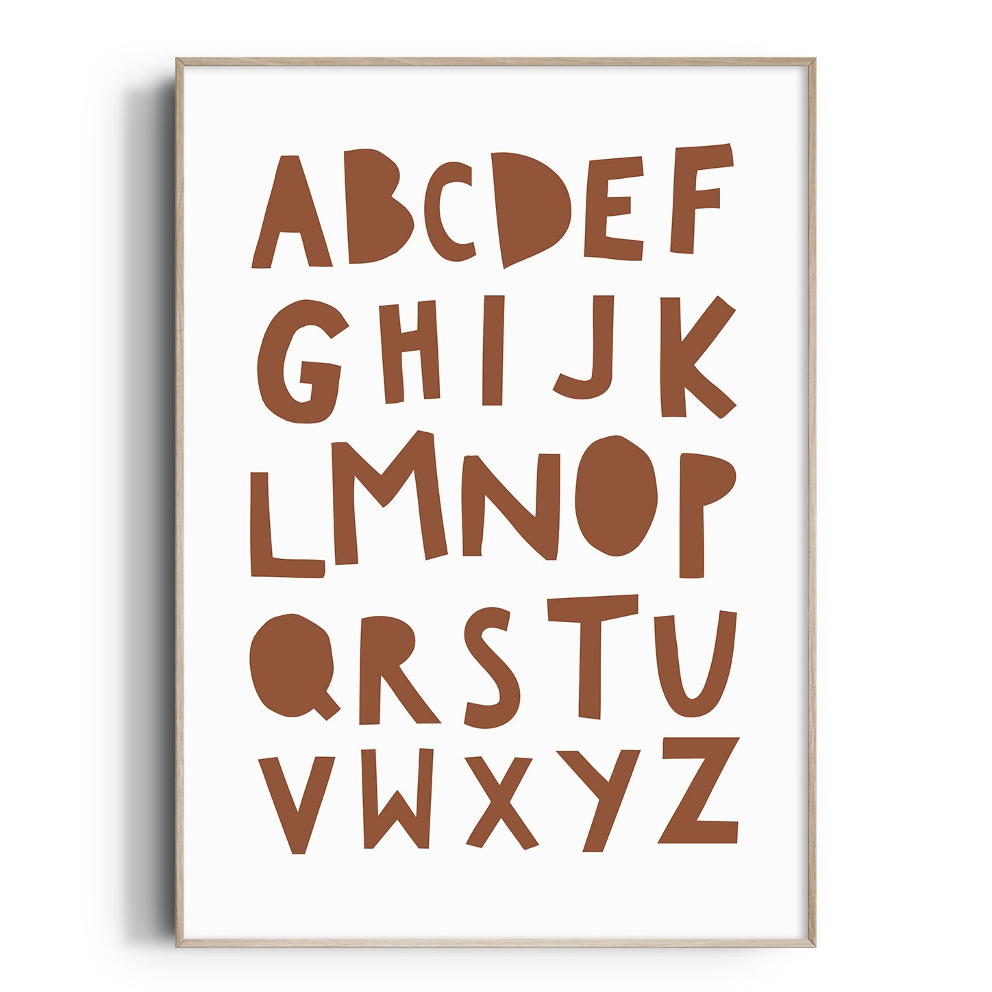 Rope Alphabet Print